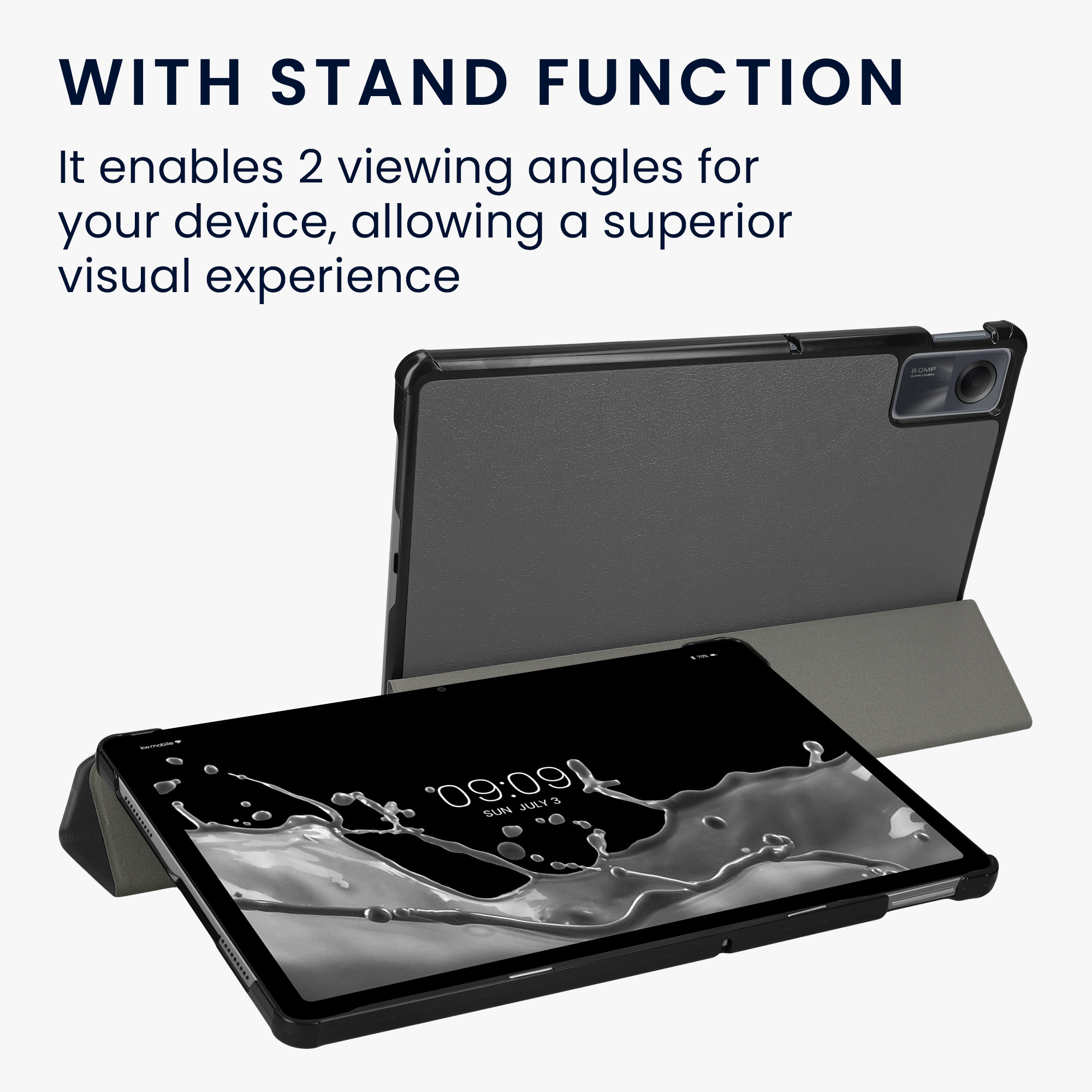 Pouzdro na tablet kwmobile pro Xiaomi Redmi Pad SE - antracitová