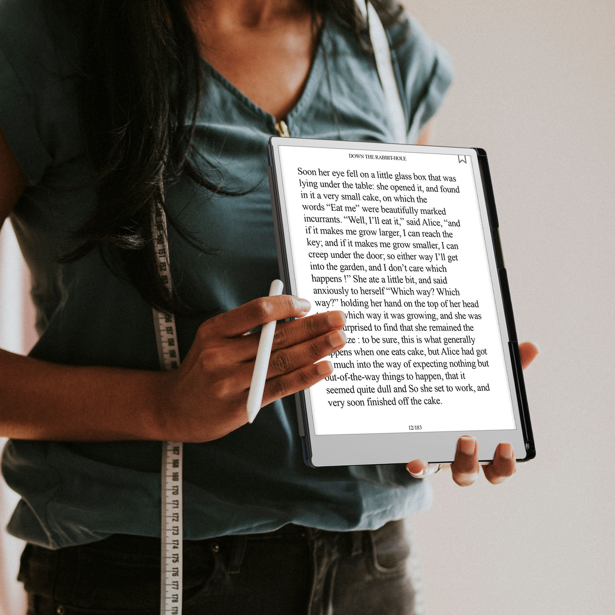 Pouzdro na tablet Remarkable Paper Pro kwmobile - tmavě modrá