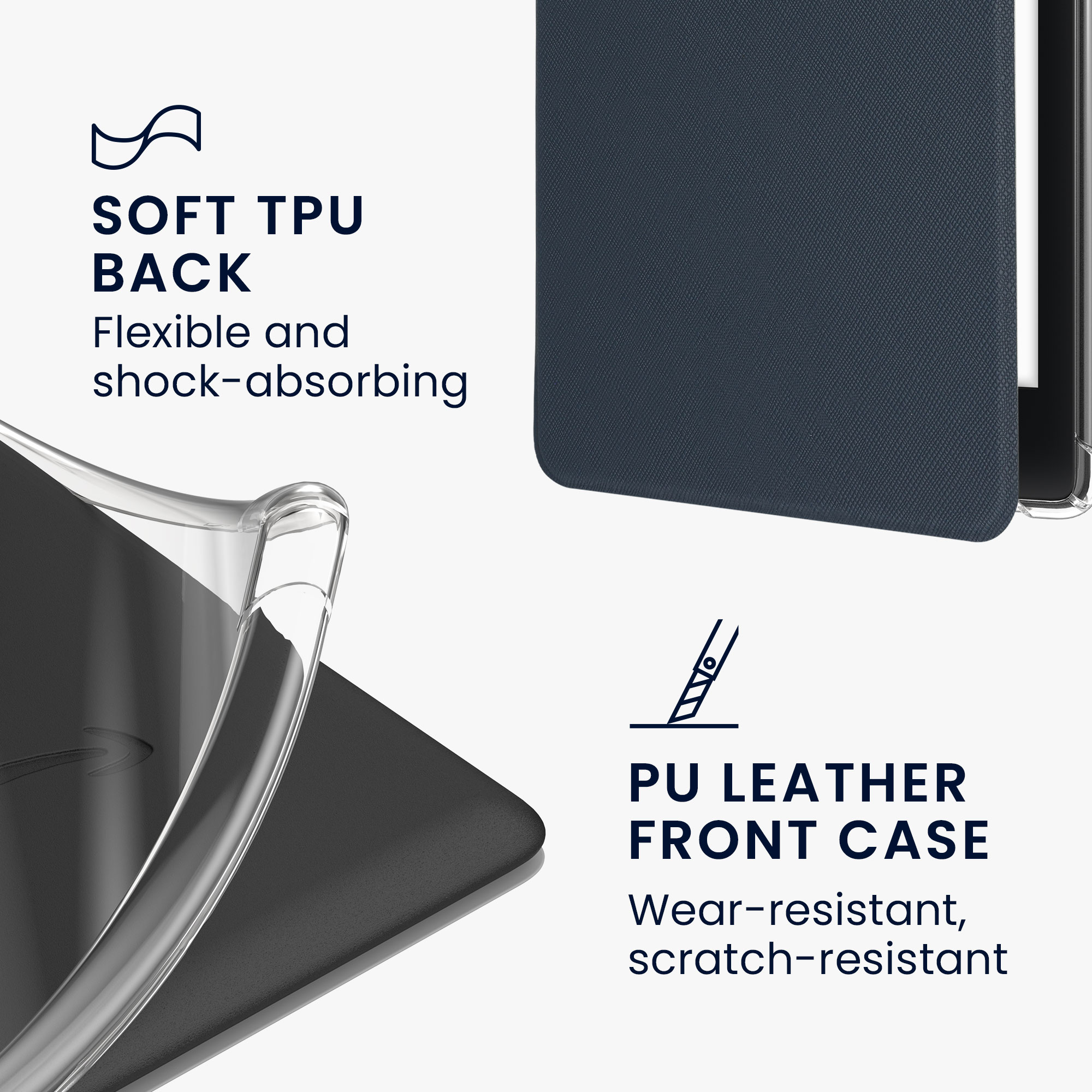 Pouzdro na čtečku kwmobile Kindle Paperwhite 2024 / Colorsoft - Auto-Sleep Function