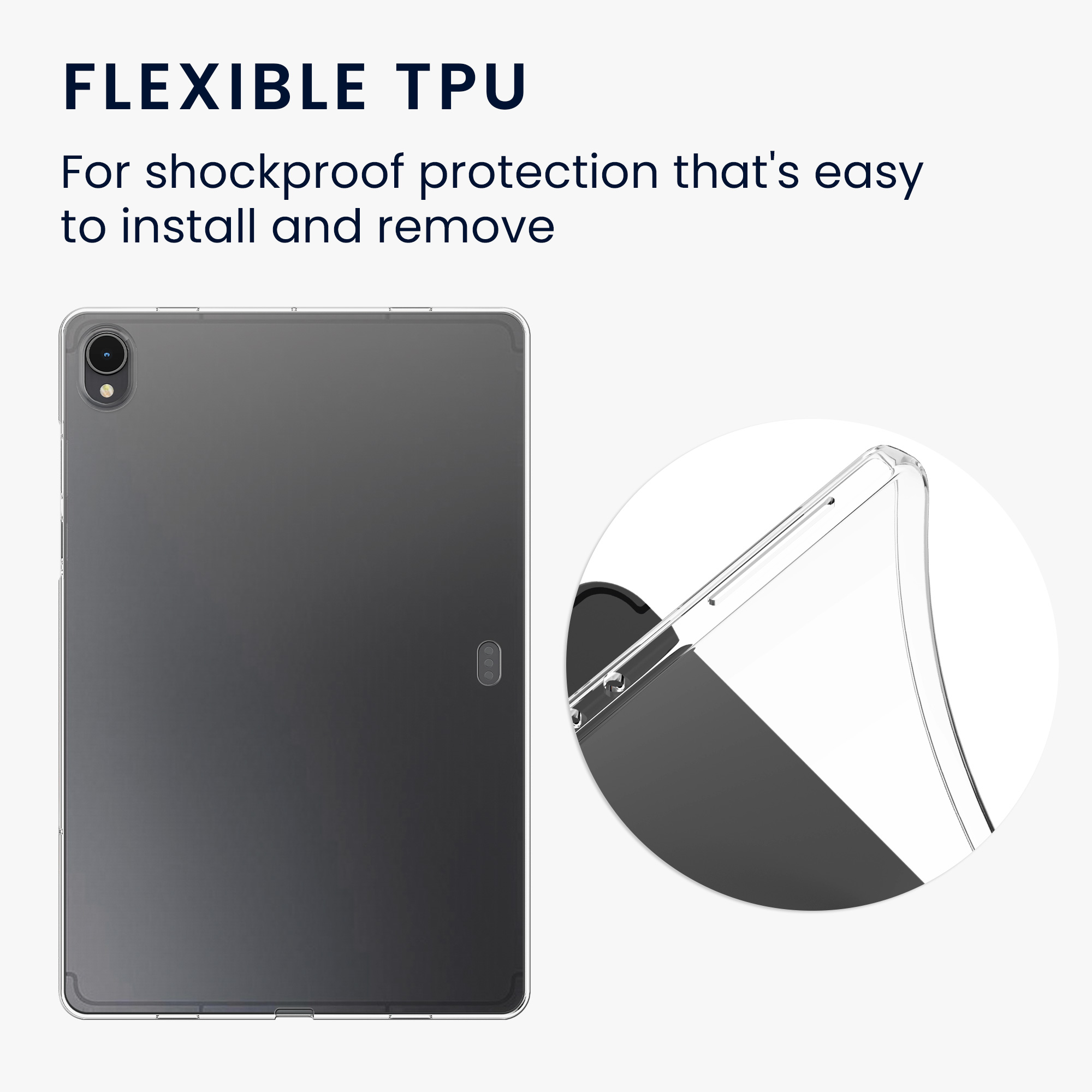 Zadní obal na tablet Galaxy Tab S11 kwmobile transparentní