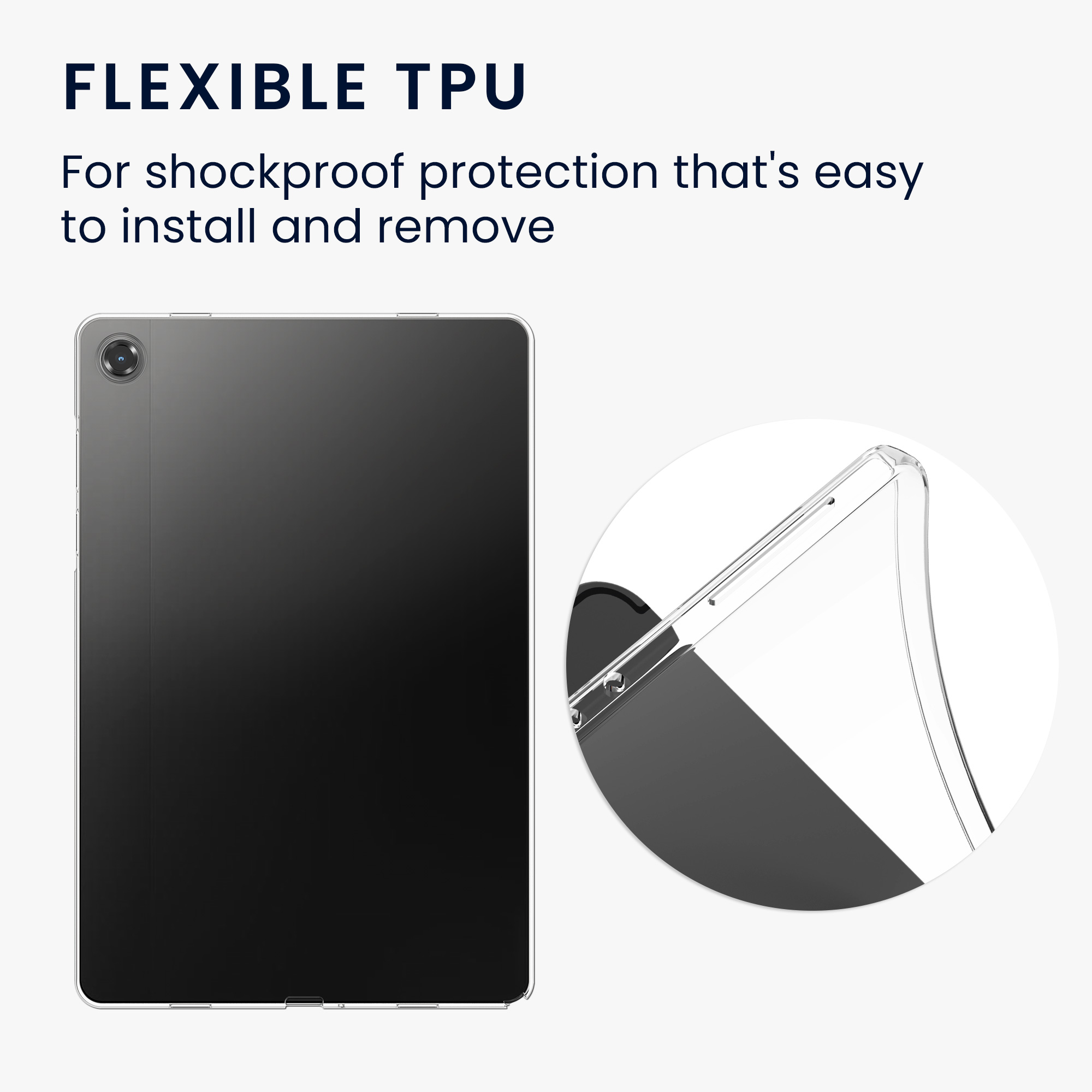 Pouzdro pro Samsung Galaxy Tab A11+ / Plus kwmobile TPU - transparentní