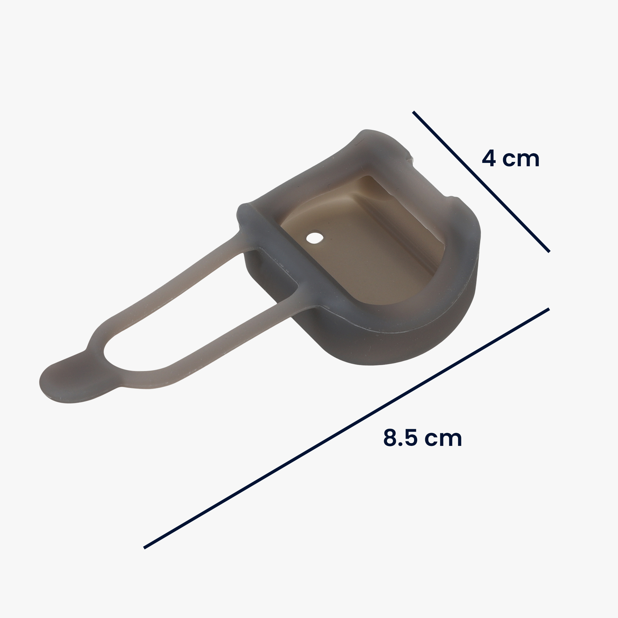 Silikonový obal na snímač rychlosti pro Garmin Speed Sensor 2, vodoodpudivý kwmobile ‑ šedá