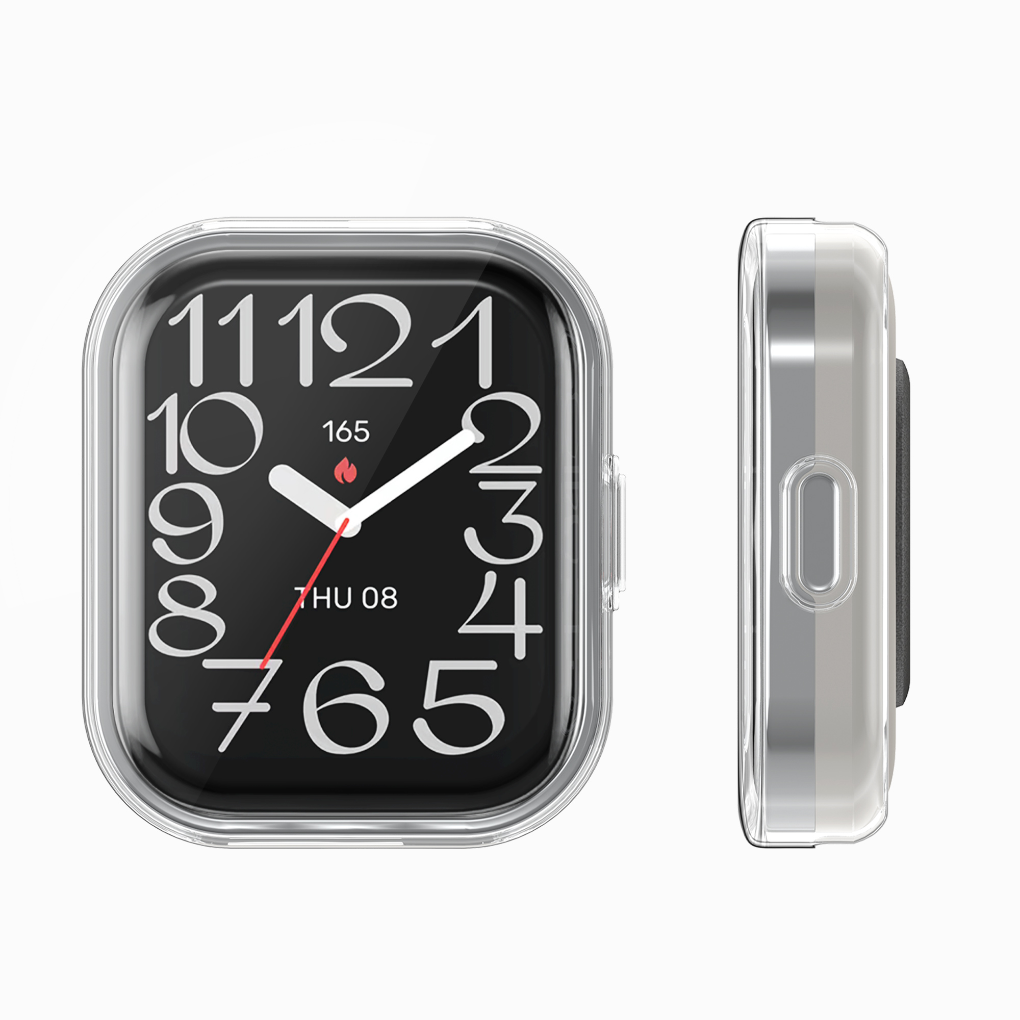 Kryt hodinek 22mm Amazfit Bip 6 / Bip 5 Unity / Bip 5 / G 22mm kwmobile 2ks čirý