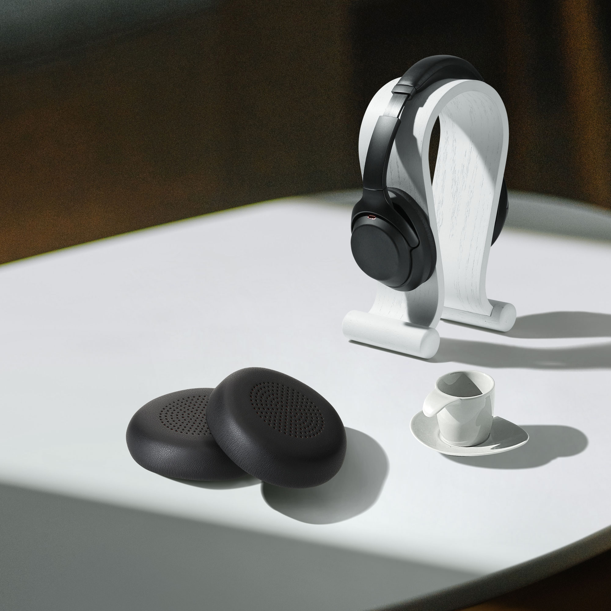 Náušníky kwmobile pro Plantronics Voyager UC B825 - 2 ks, černá
