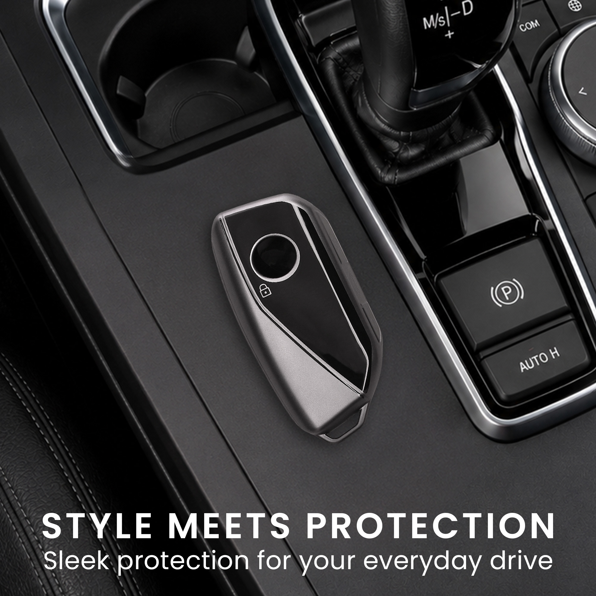 Obal na klíč od auta pro BMW X7 X1 U11 iX ix1 7 Series G07 I7 klíč od auta kwmobile TPU - matná černá / černá