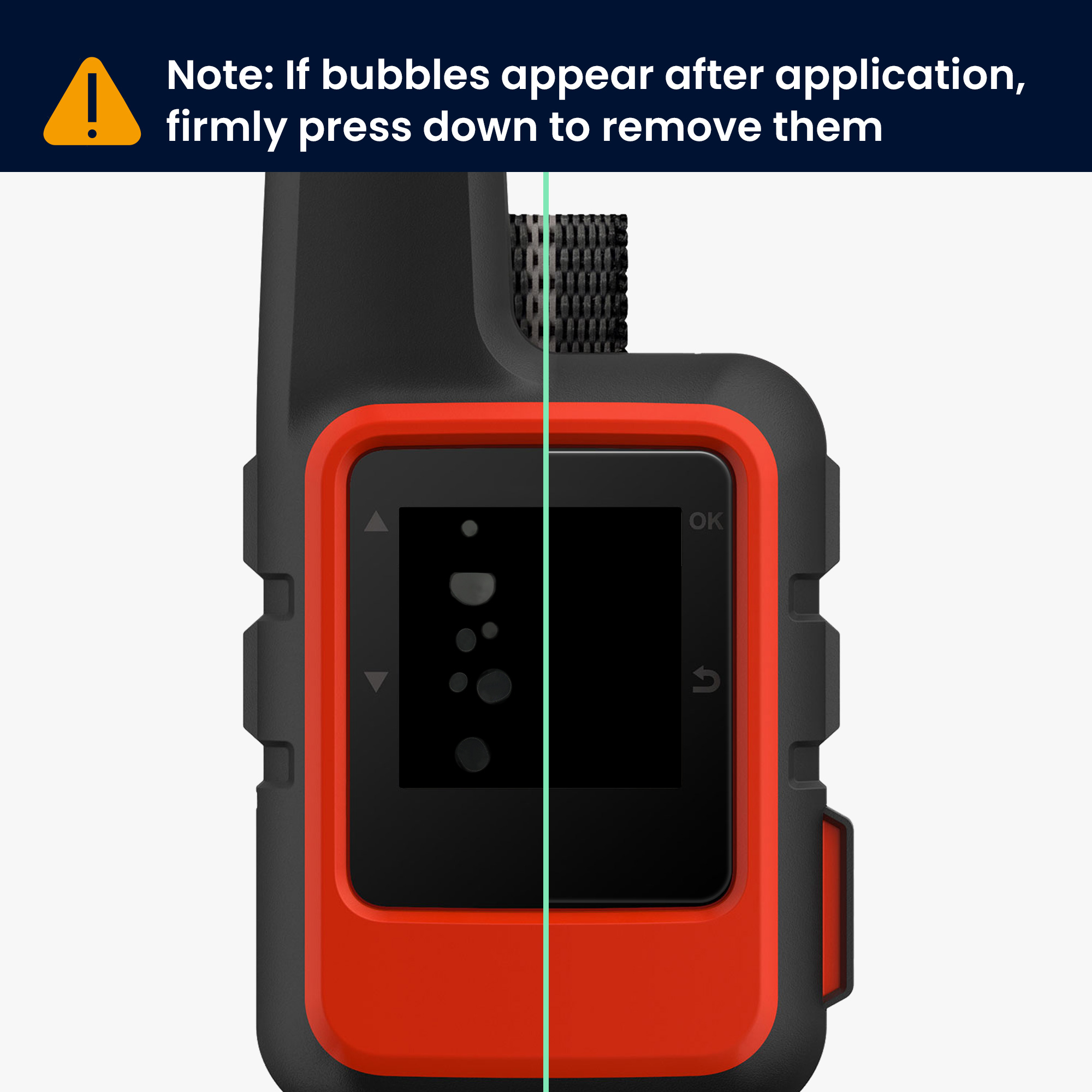 2x Ochranná fólie na GPS kwmobile pro Garmin inReach Mini - čirá