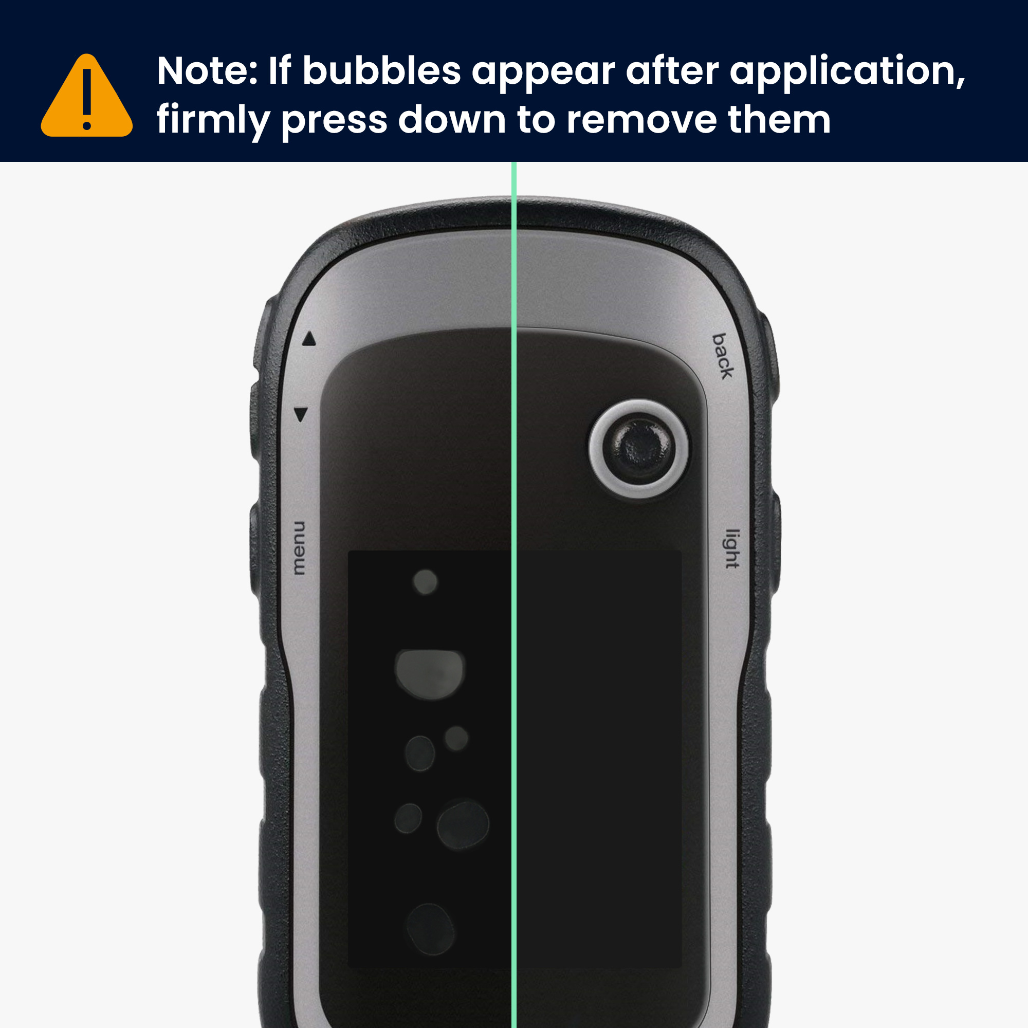 Ochranné fólie Garmin eTrex kwmobile 2 ks čiré