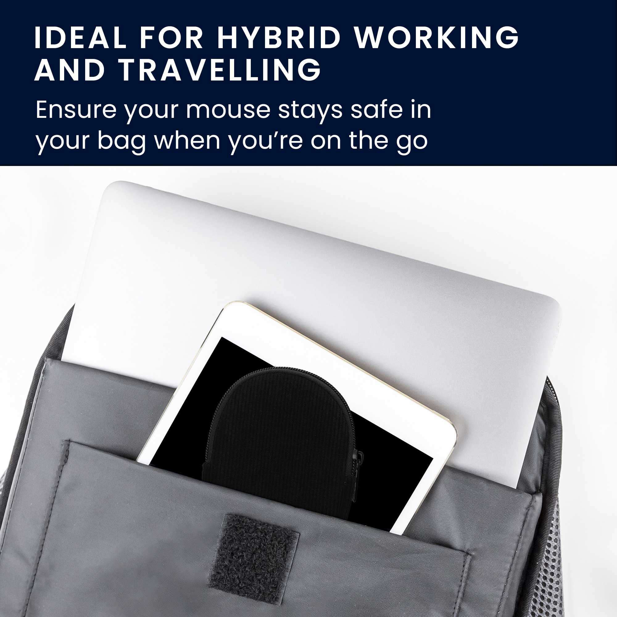 Kwmobile Pouzdro na myš Logitech MX ANYWHERE 3 / ANYWHERE 3S Carry černá