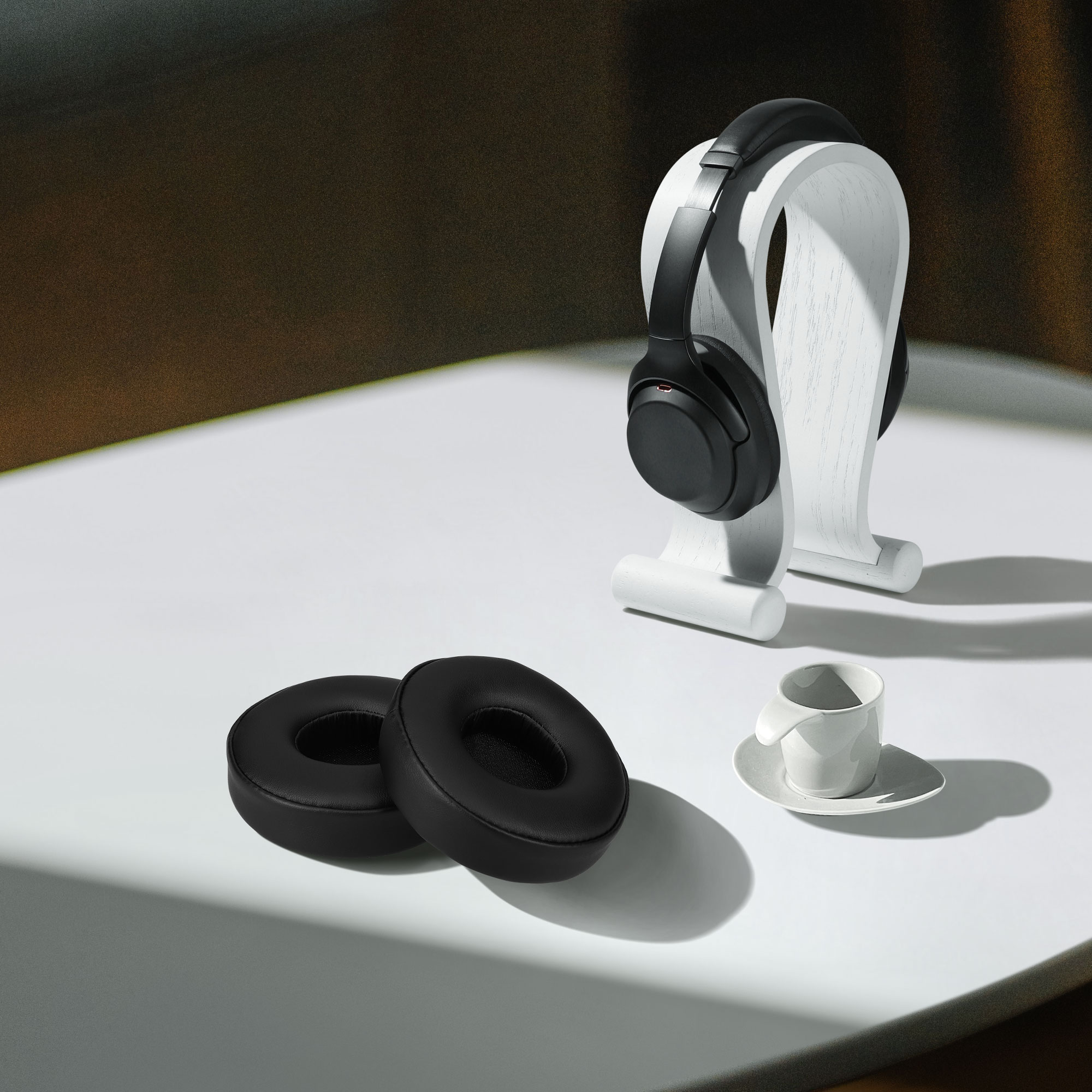 Náhradní náušníky kwmobile pro Anker Soundcore H30i Replacement Ear Pads, černá