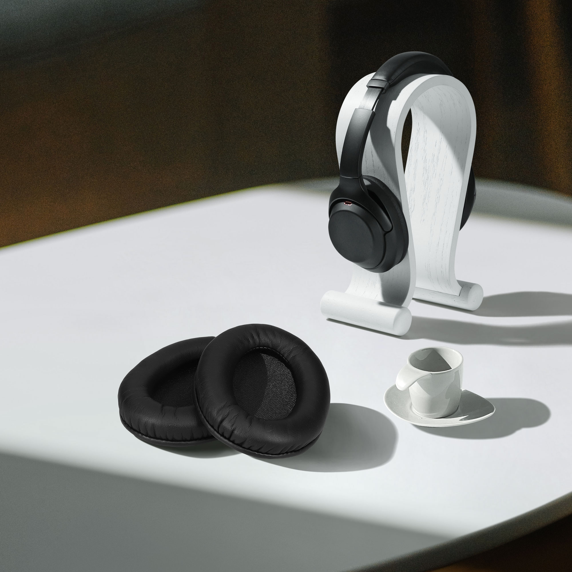 2x Náušníky na sluchátka kwmobile pro Sennheiser HD280 Pro Ear Pads - černá