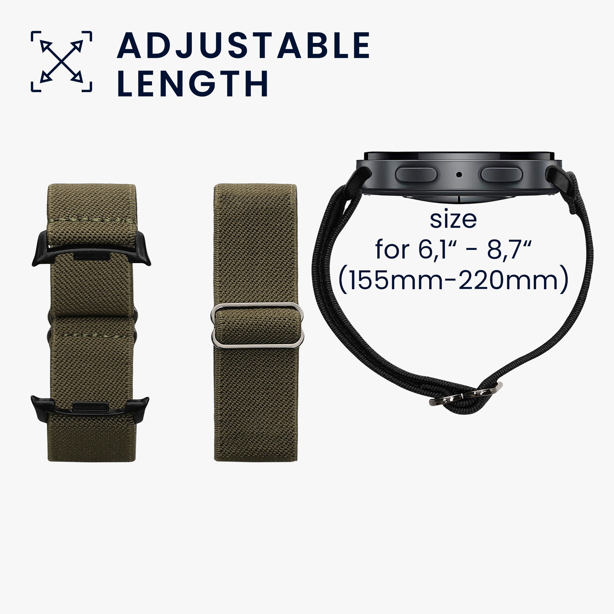 2x Řemínek na hodinky Galaxy Watch 8 Galaxy / Galaxy Watch 8 Classic 46mm Watch Strap kwmobile