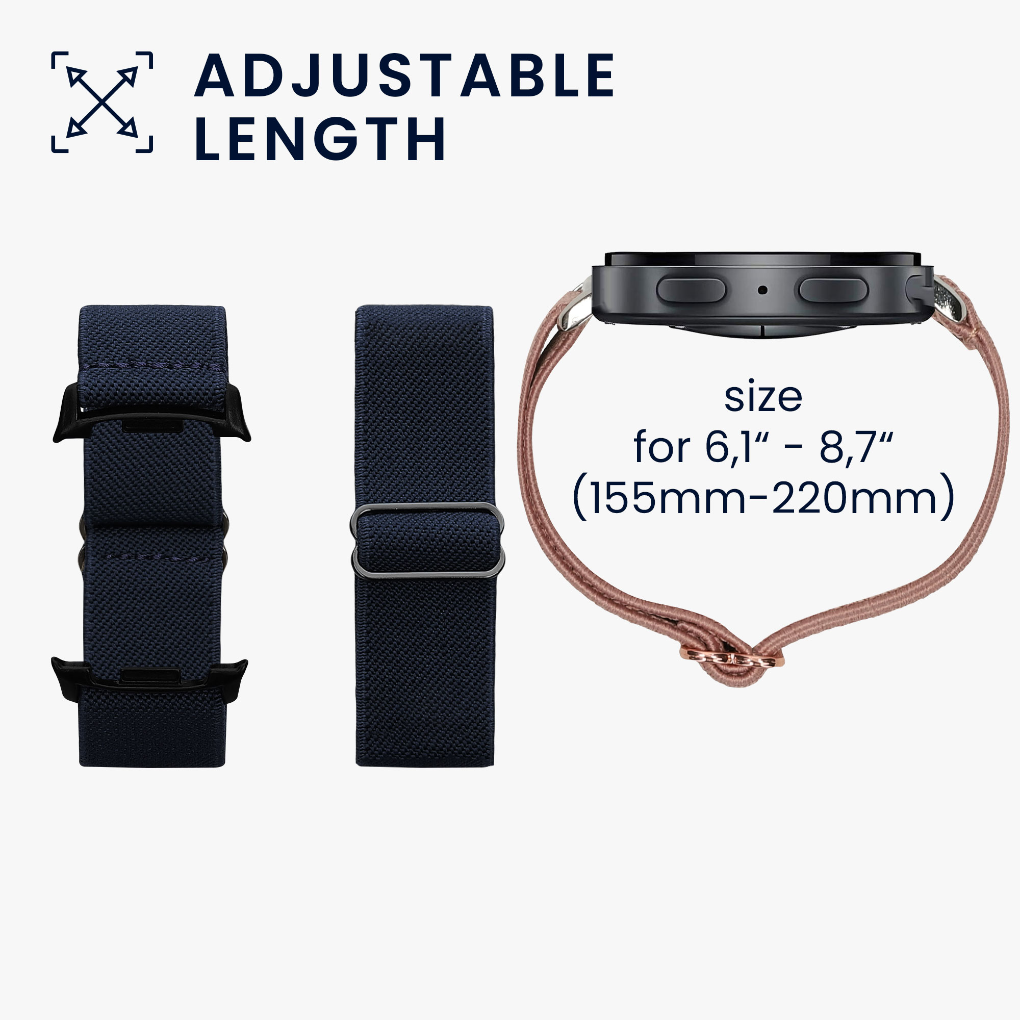 2x Řemínek na hodinky Galaxy Watch 8 Galaxy / Galaxy Watch 8 Classic 46mm Watch Strap kwmobile