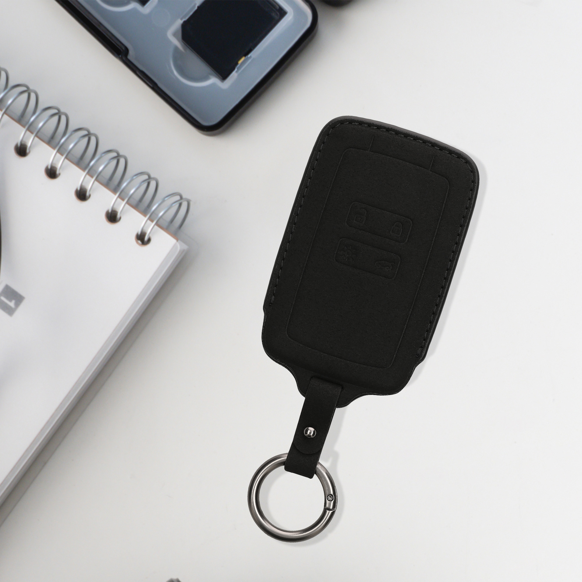 kwmobile pouzdro na klíč Renault 4 - matná černá