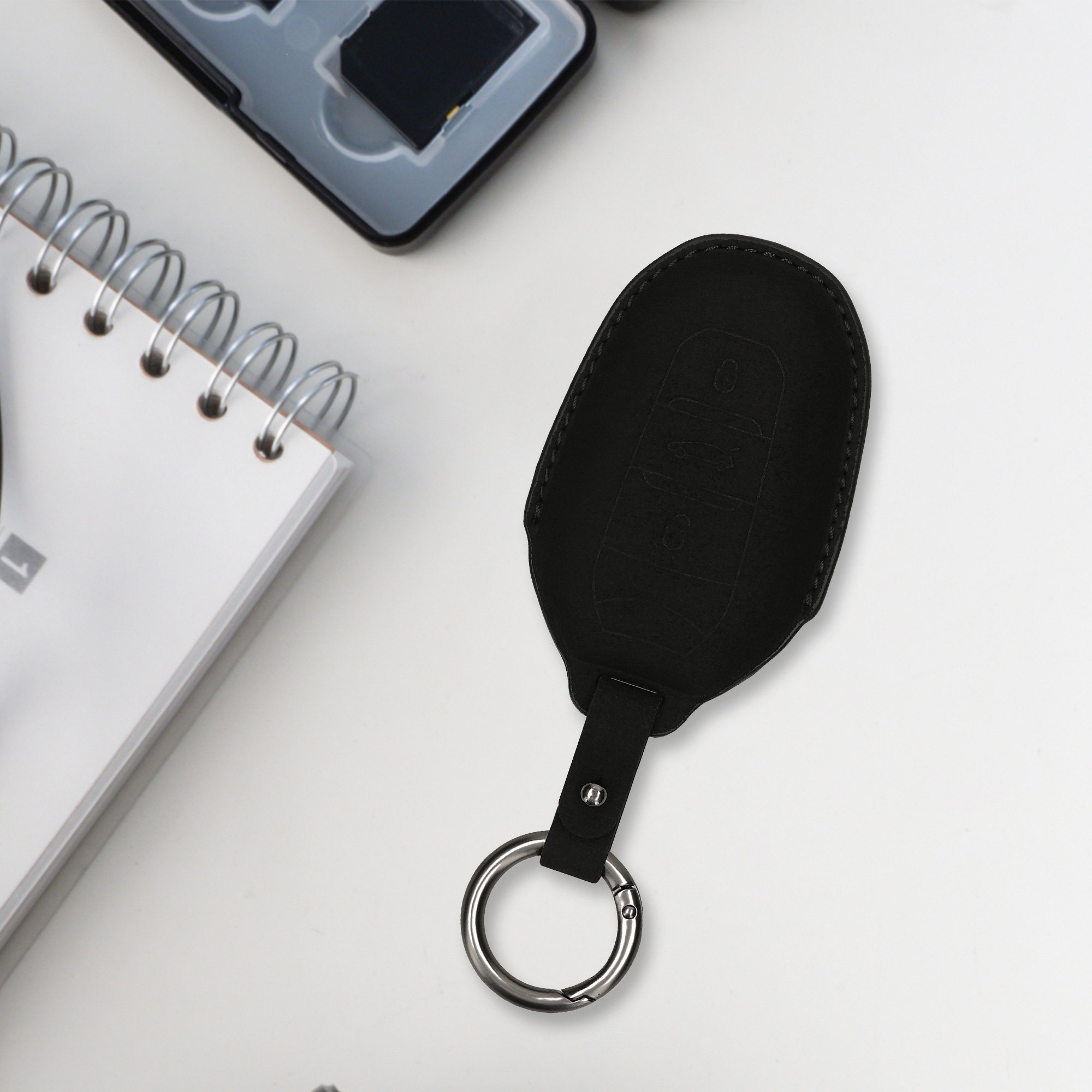 Pouzdro na klíč od auta Peugeot Citroen 3 Button Car Key Smart Key (only Keyless Go) kwmobil...