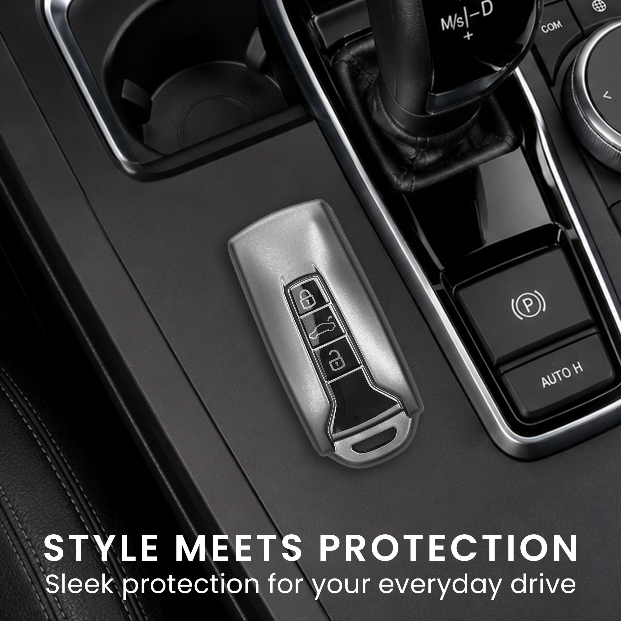 Obal na klíč od auta pro VW Touareg EL R-Line e-Hybrid 2019-2025 kwmobile TPU - matná černá / černá