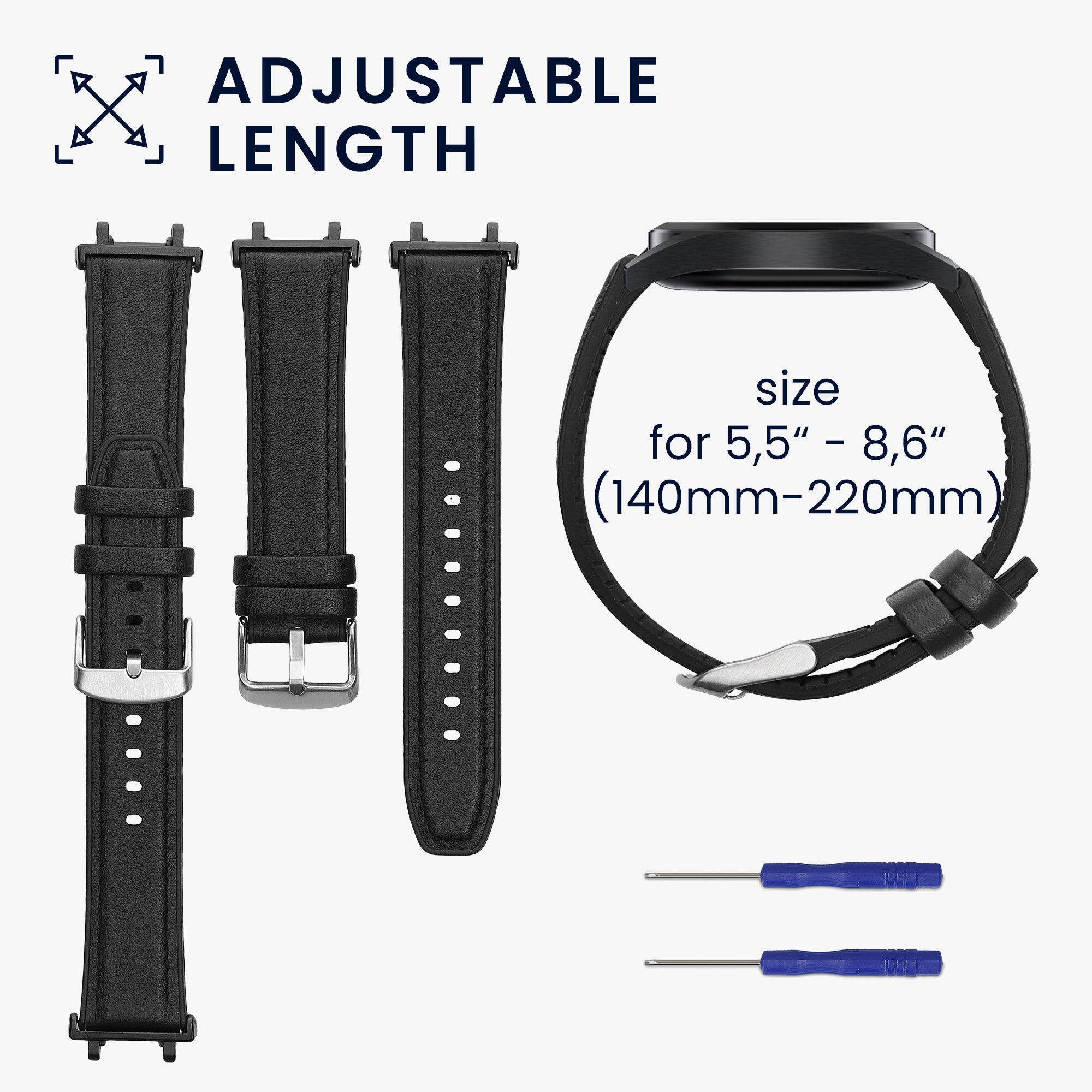 Řemínek pro Amazfit Active Edge (A2212) / Active Edge (A2213) kwmobile - černá