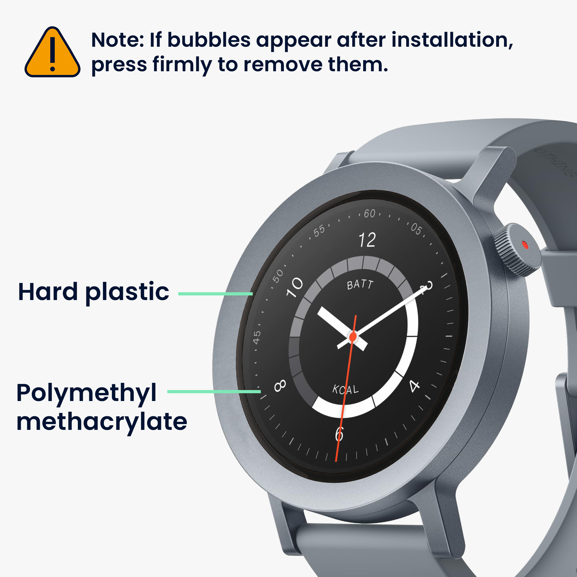 Ochranná fólie kwmobile pro CMF Watch 3 Pro - 2 ks