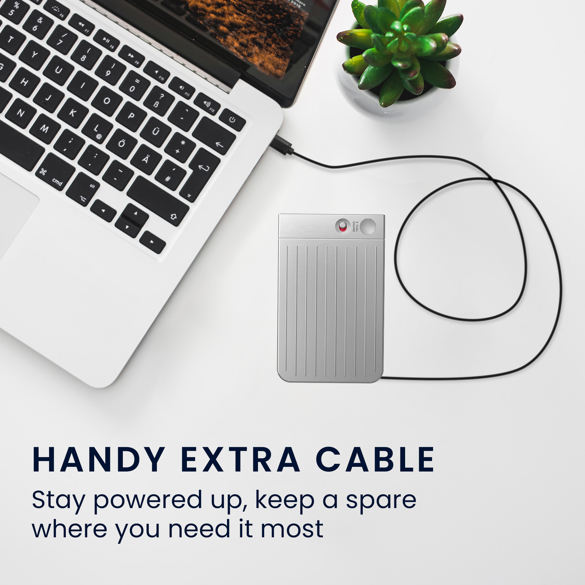 Nabíjecí kabel kwmobile pro PLAUD Note AI Voice Recoder Charge Cable, černá