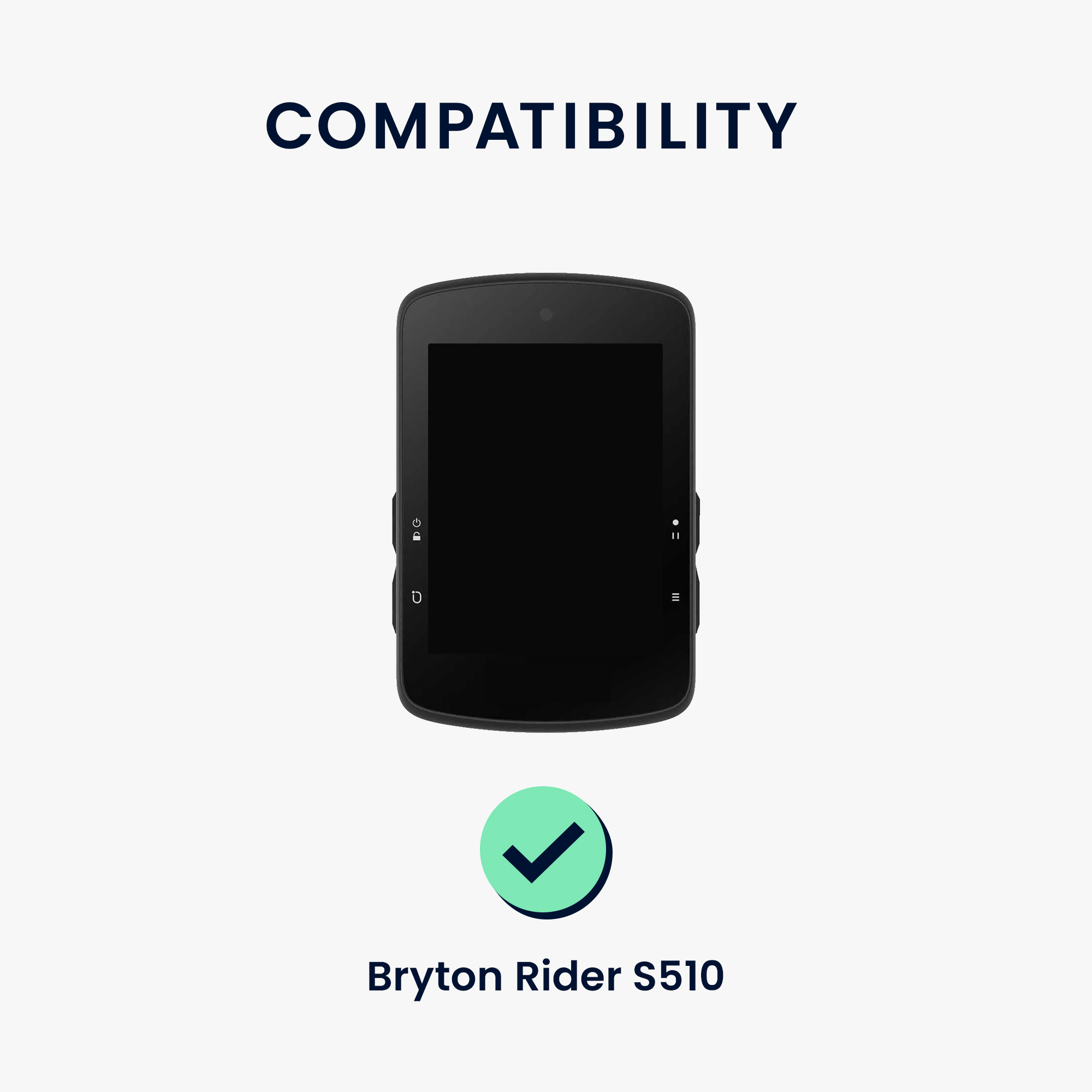Silikonové pouzdro pro Bryton Rider S510 kwmobile - tmavě modrá