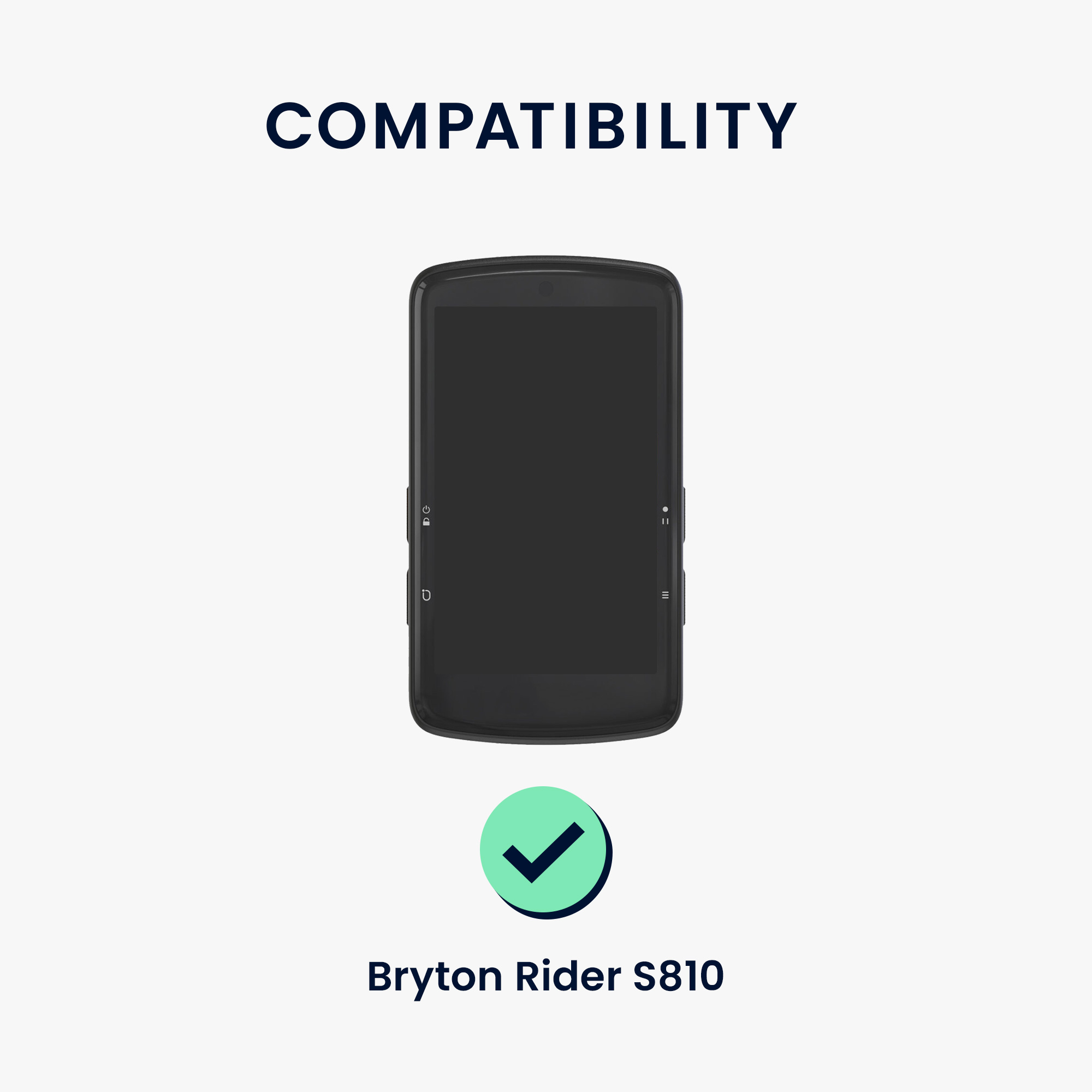 Silikonové pouzdro pro Bryton Rider S810 kwmobile - tmavě modrá
