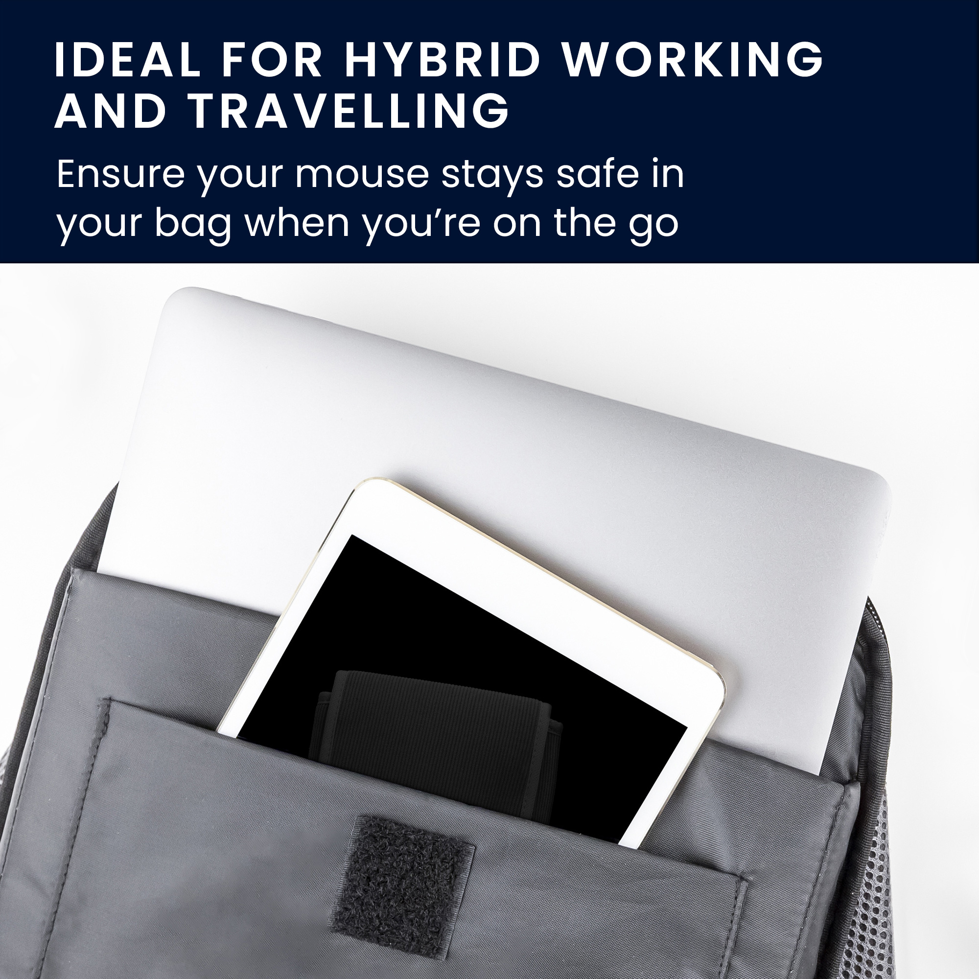 Pouzdro na myš pro Wireless Mouse / Portable SSD / Portable HDD kwmobile neoprenové - černá
