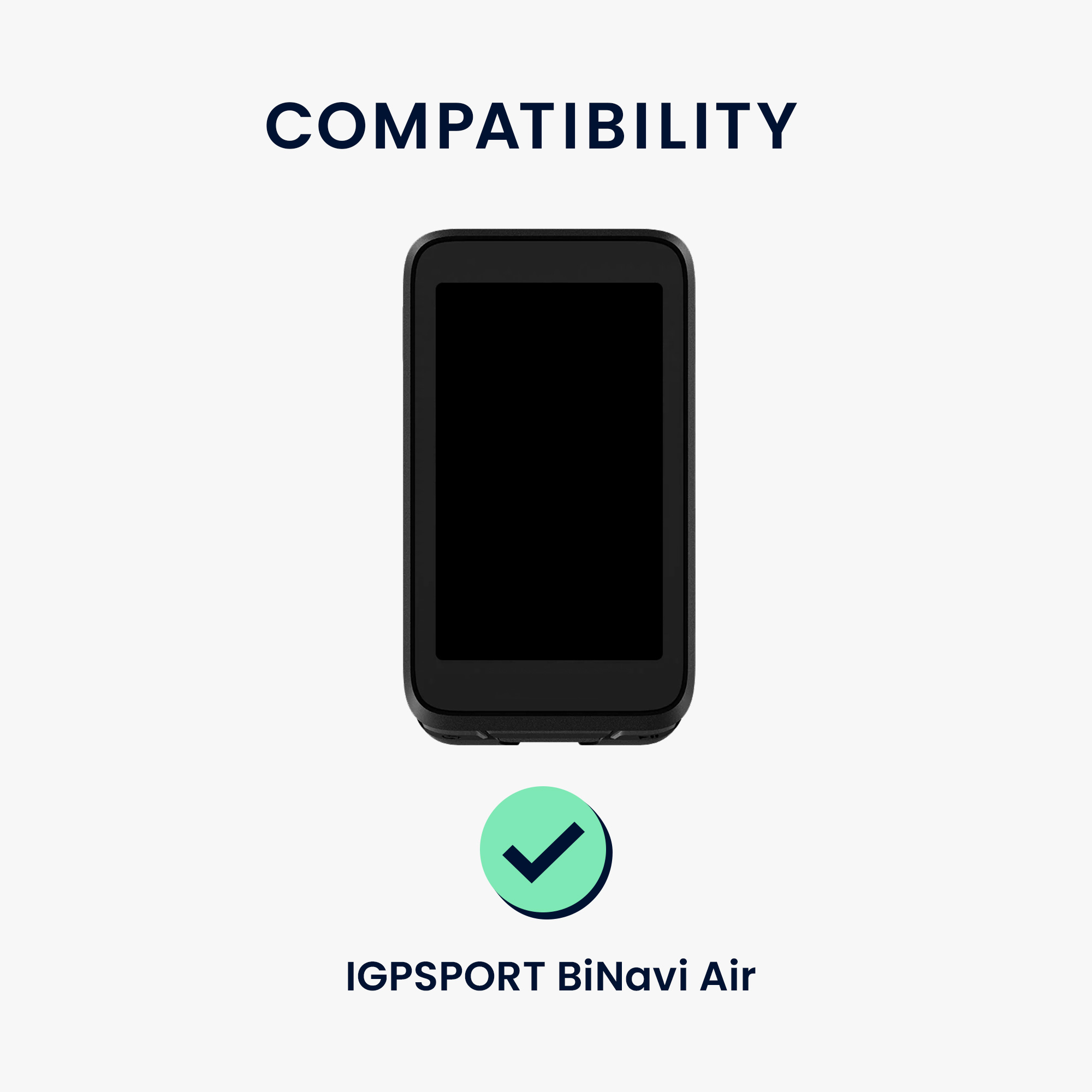 Silikonové pouzdro pro IGPSPORT BiNavi Air kwmobile - černá