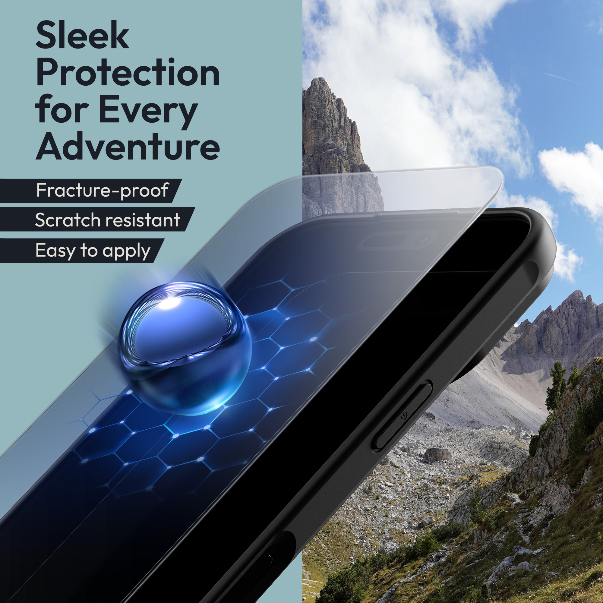 Ochranné sklo Oakshield pro iPhone 17 - černá