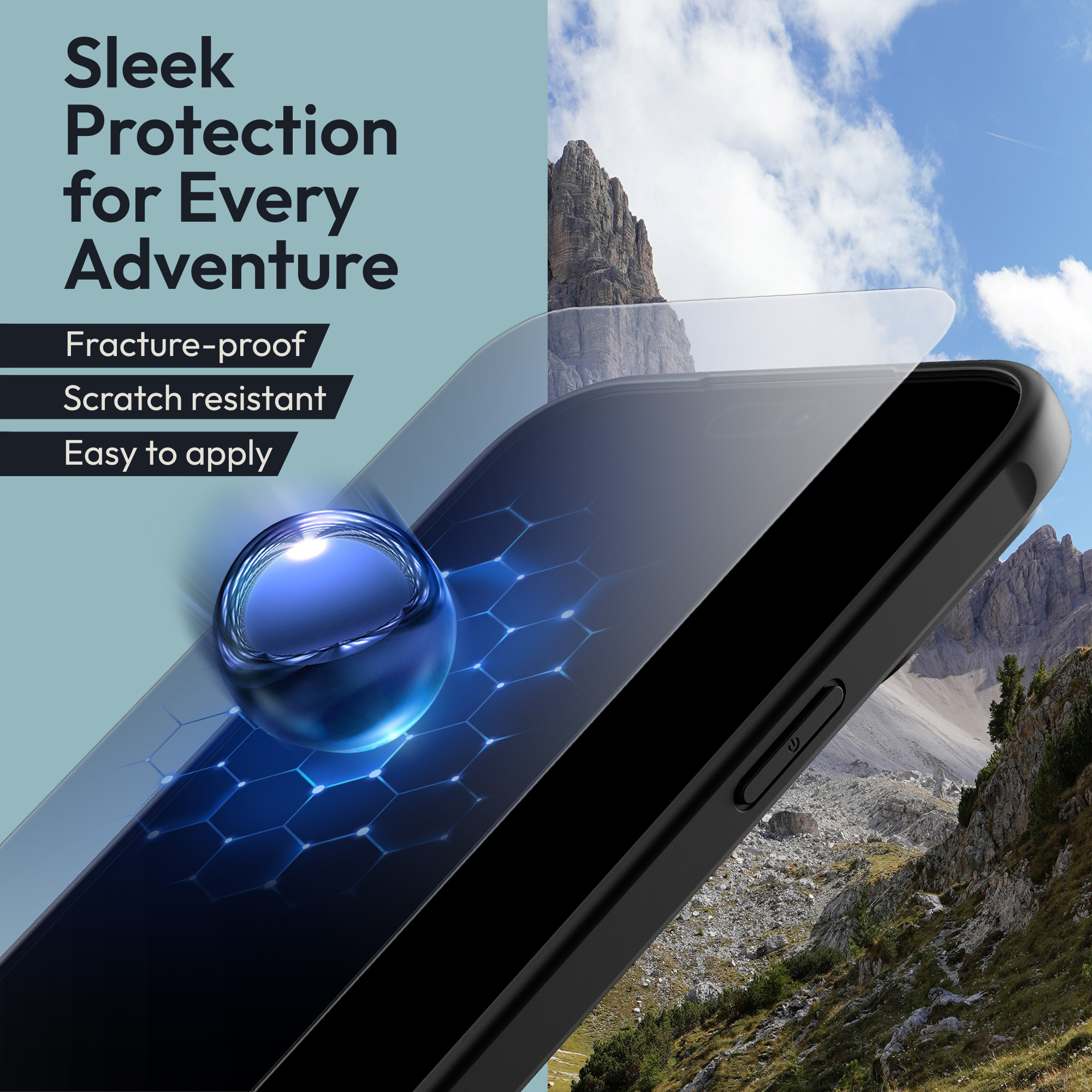 Ochranné sklo Oakshield pro iPhone 17 Pro Max - černá