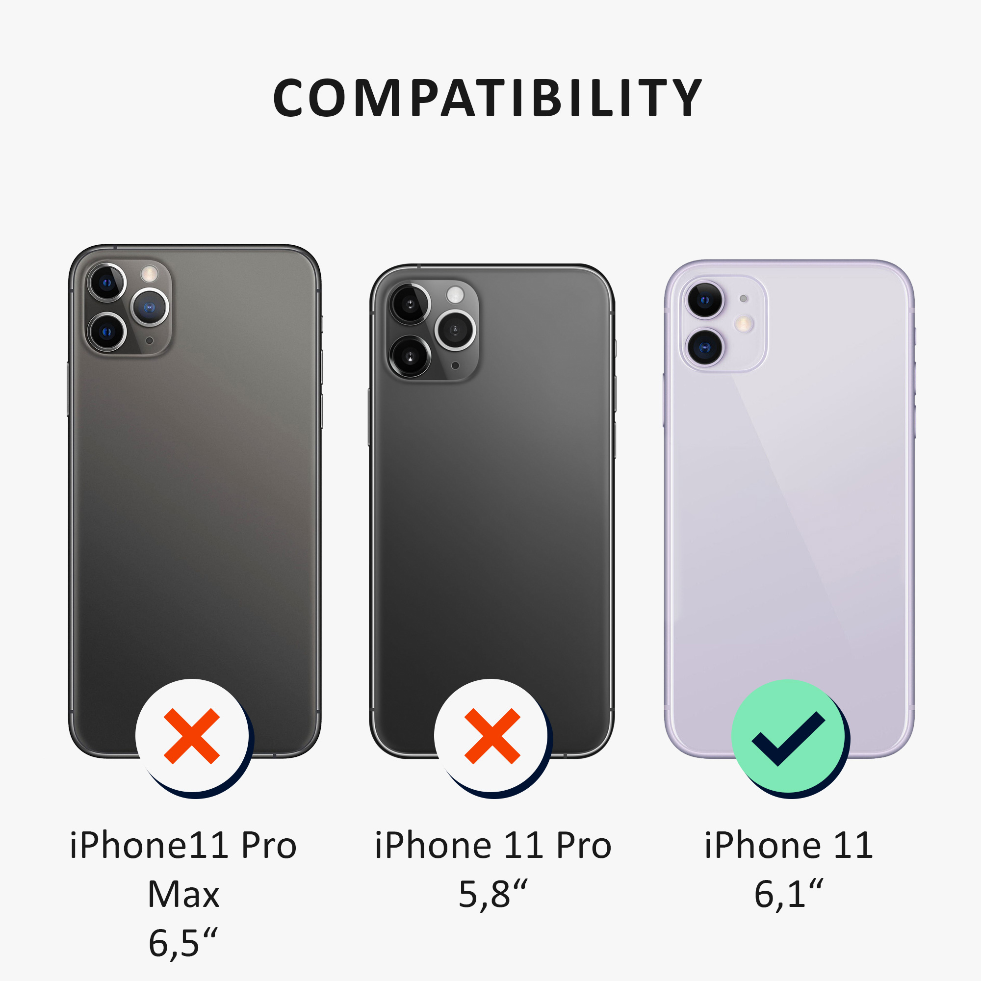 Kryt na mobil kalibri iPhone 11 - karta