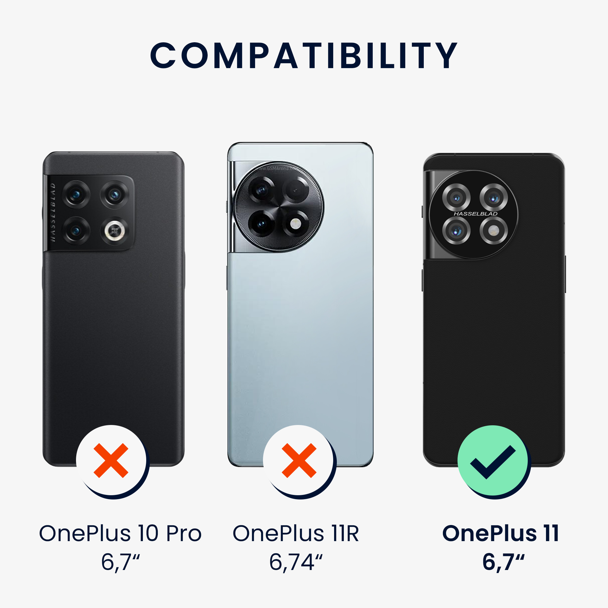 Aramidový kryt na mobil OnePlus 11 kalibri černý