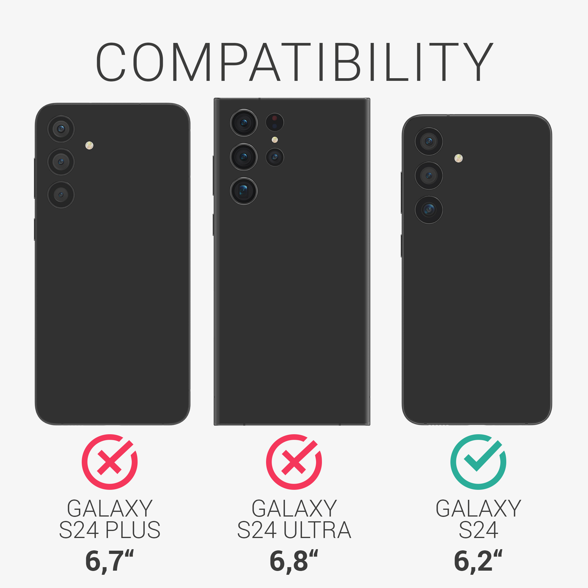 Aramidový kryt na mobil Galaxy S24 kalibri matně černá