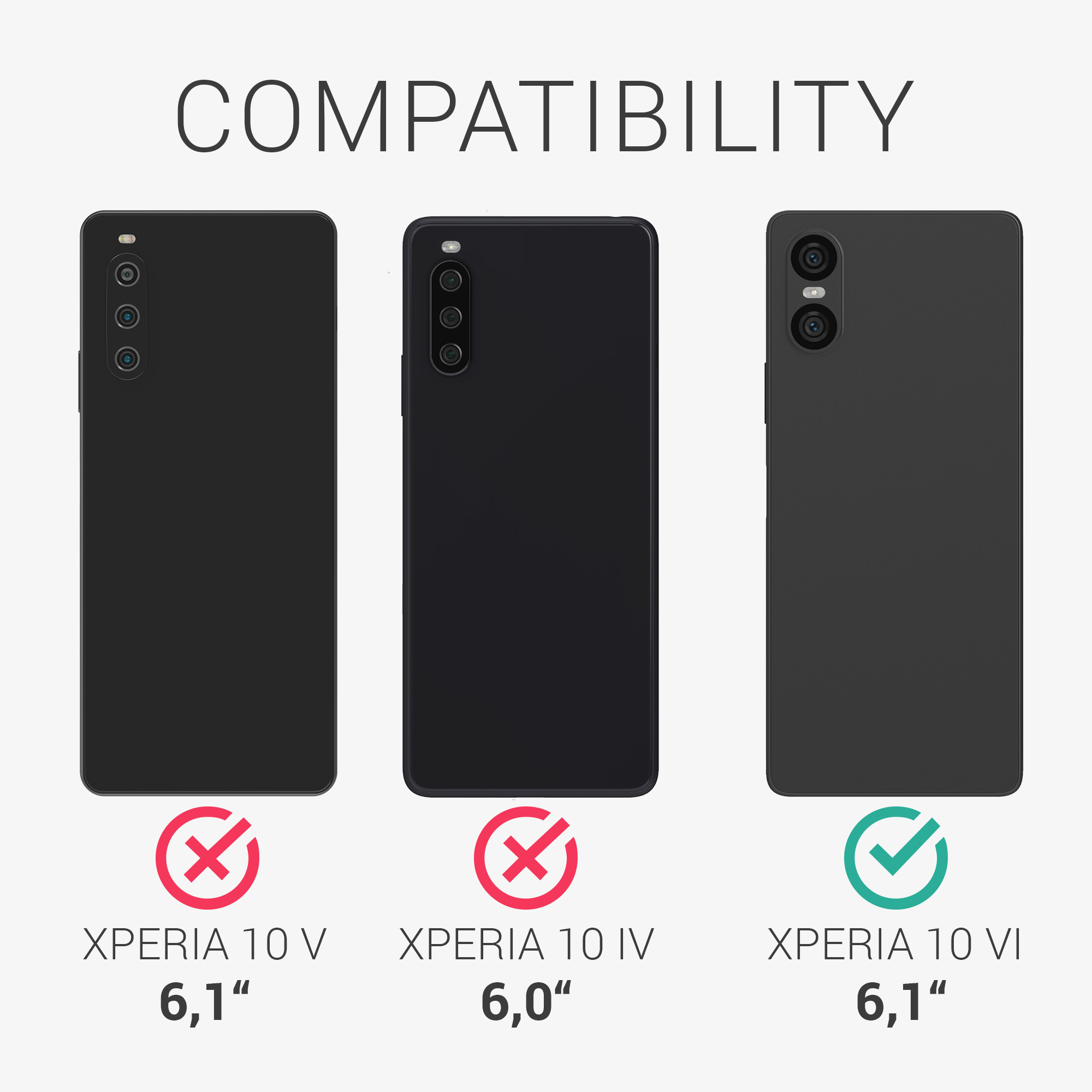Aramidový kryt kwmobile - Sony Xperia 10 VI - černá matná