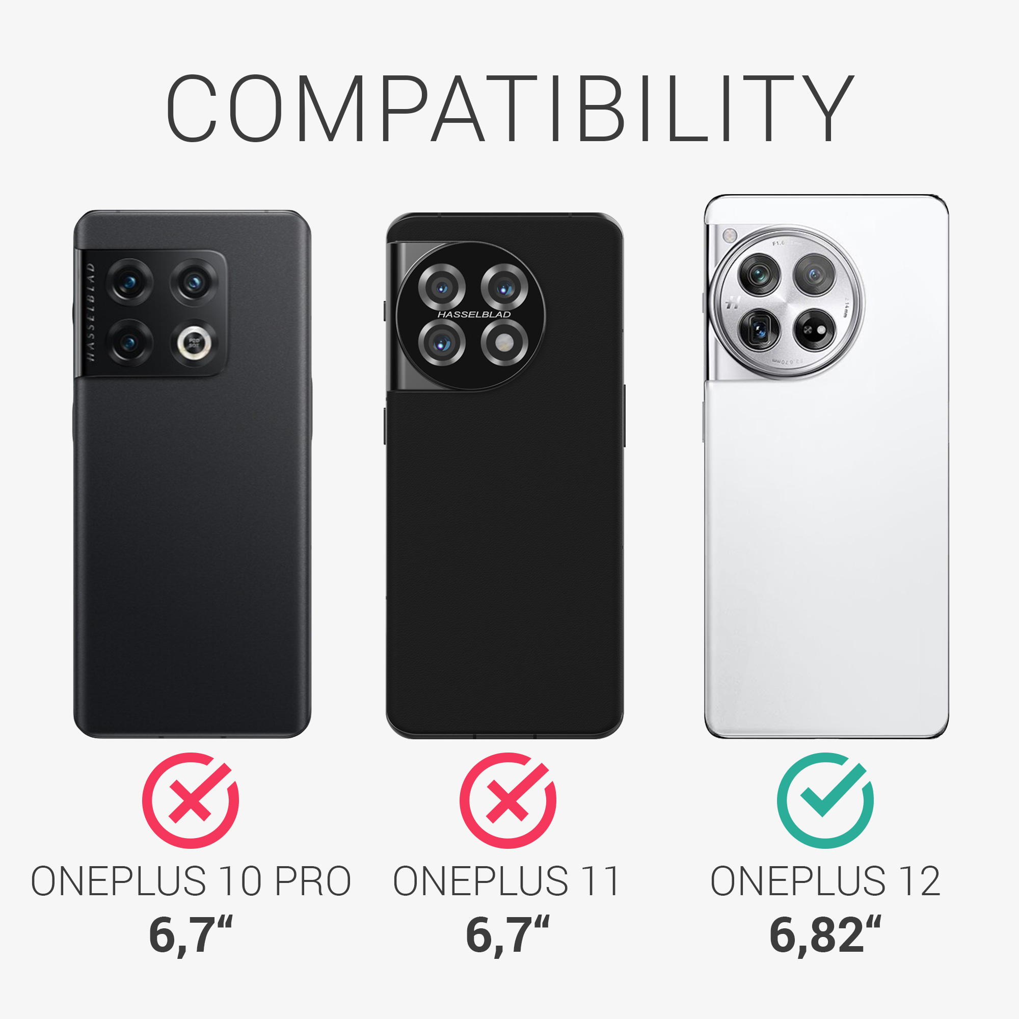 Aramidový kryt na mobil OnePlus 12 kalibri černý