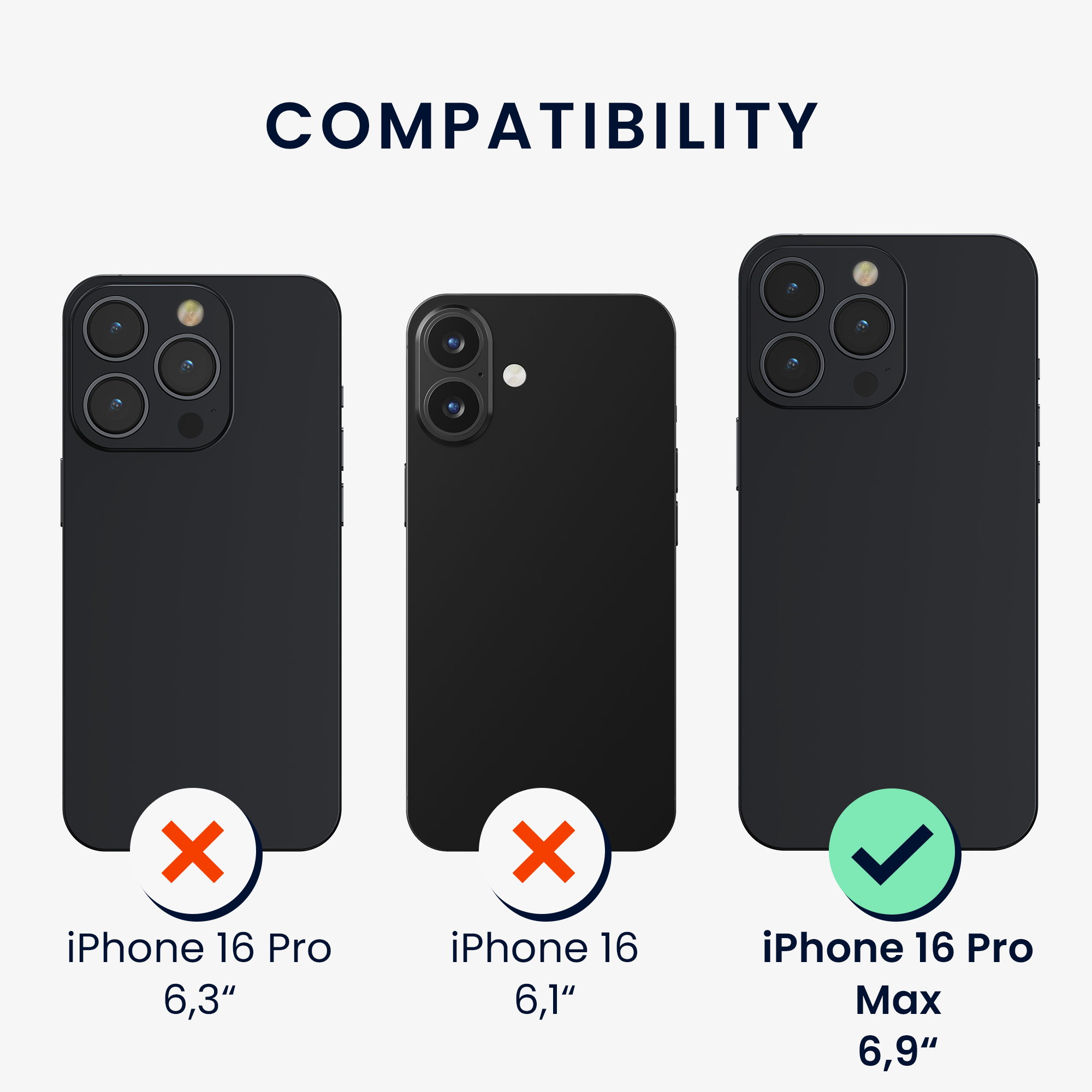 Flipové pouzdro Kalibri pro iPhone 16 Pro Max - černá