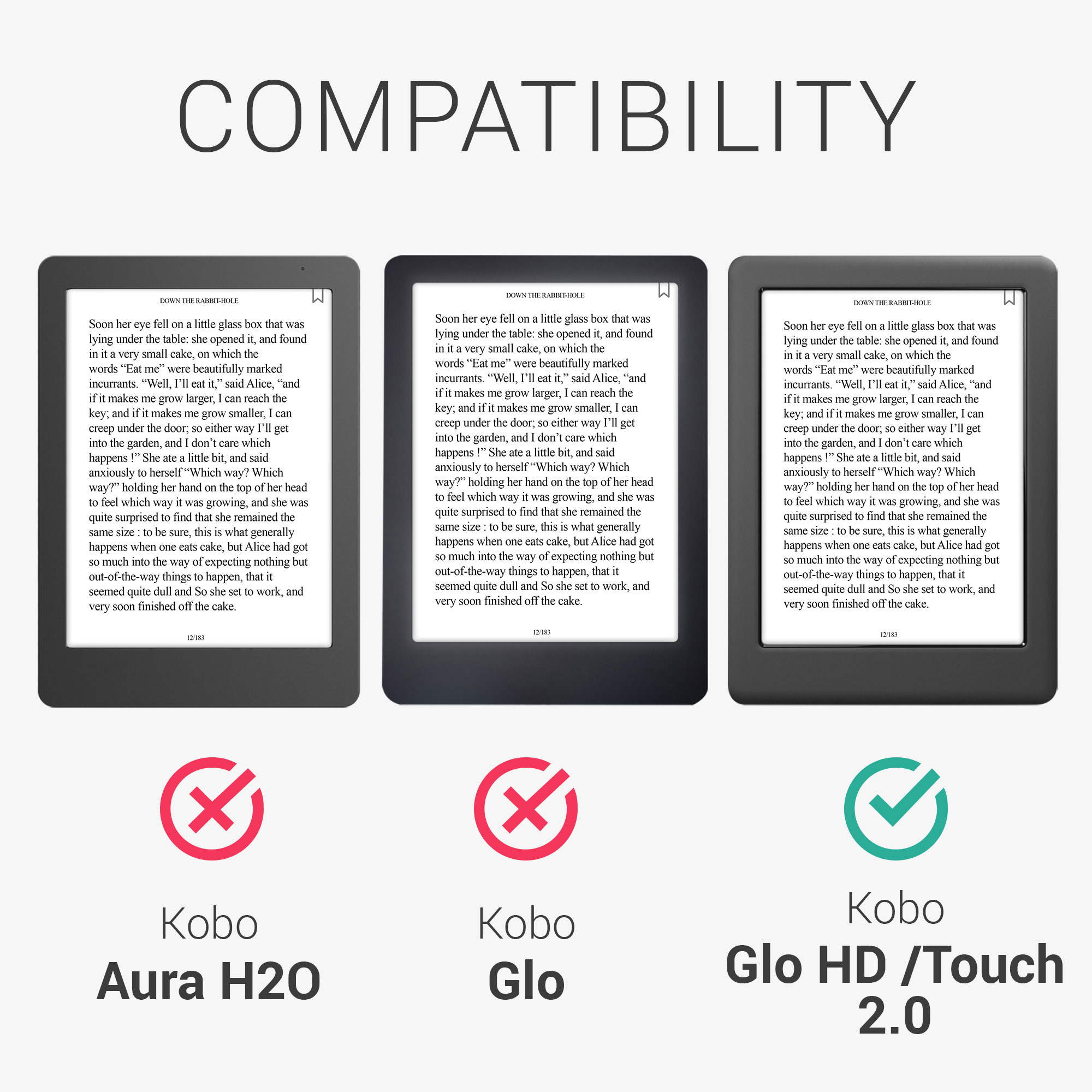 Pouzdro na čtečku kwmobile pro Kobo Glo HD / Touch 2.0 - Cosmic Nature Blue / šedá / černá