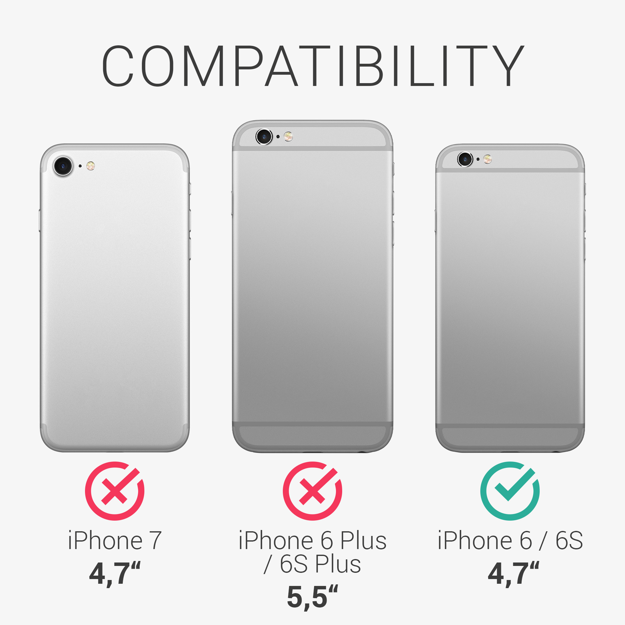 Silikonový kryt kwmobile pro Apple iPhone 6 / 6S