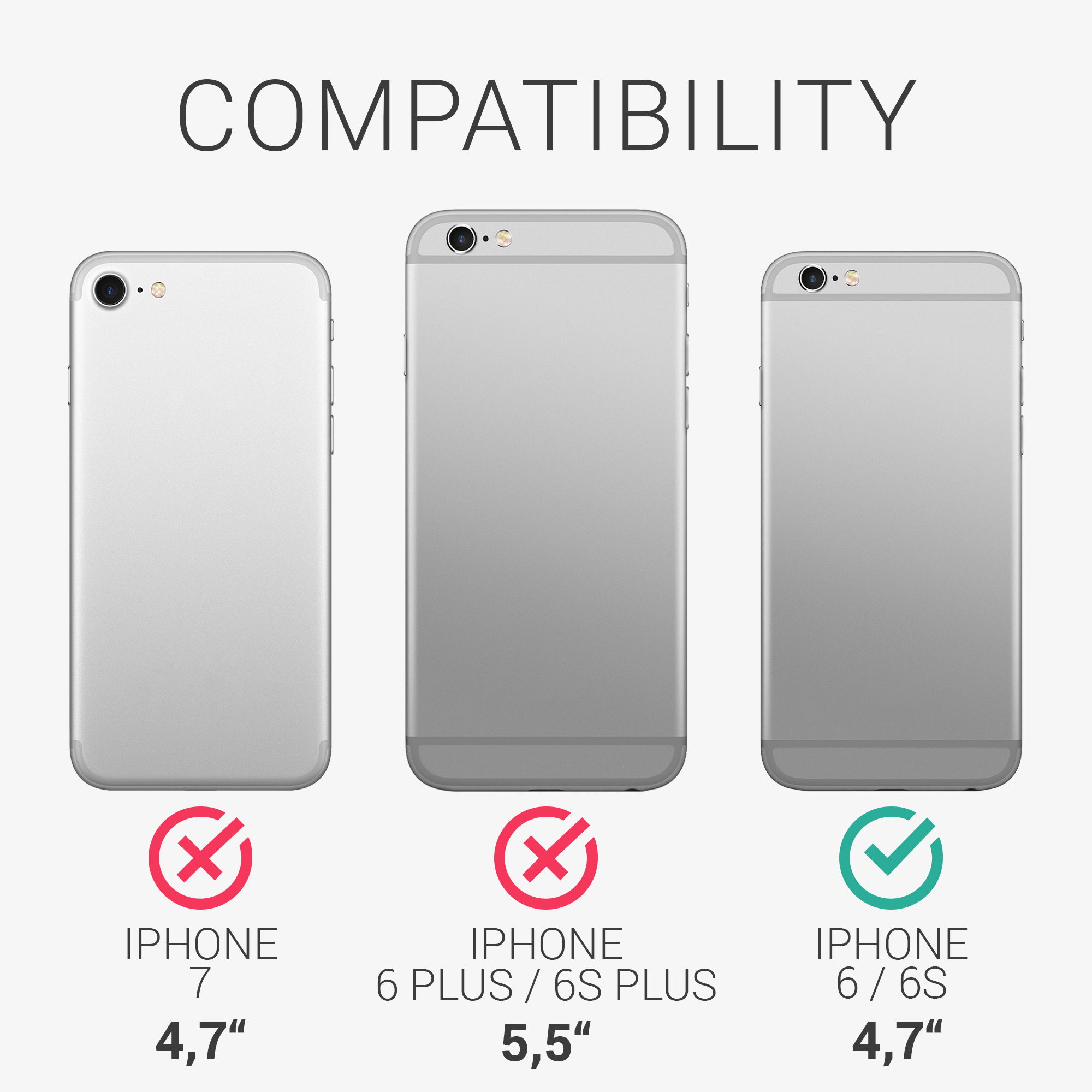 Silikonový kryt kwmobile pro Apple iPhone 6 / 6S - modrá