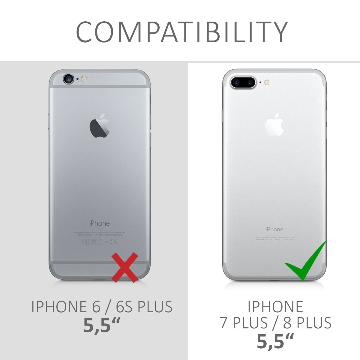 Silikonový kryt kwmobile pro Apple iPhone 7 Plus / iPhone 8 Plus