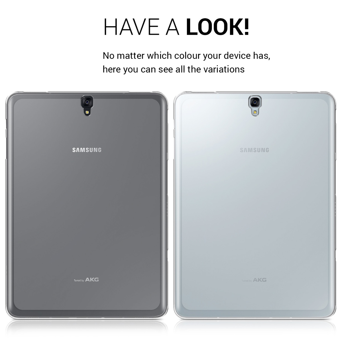 Zadní obal na tablet Galaxy Tab S3 9.7 T820 / T825 kwmobile transparentní