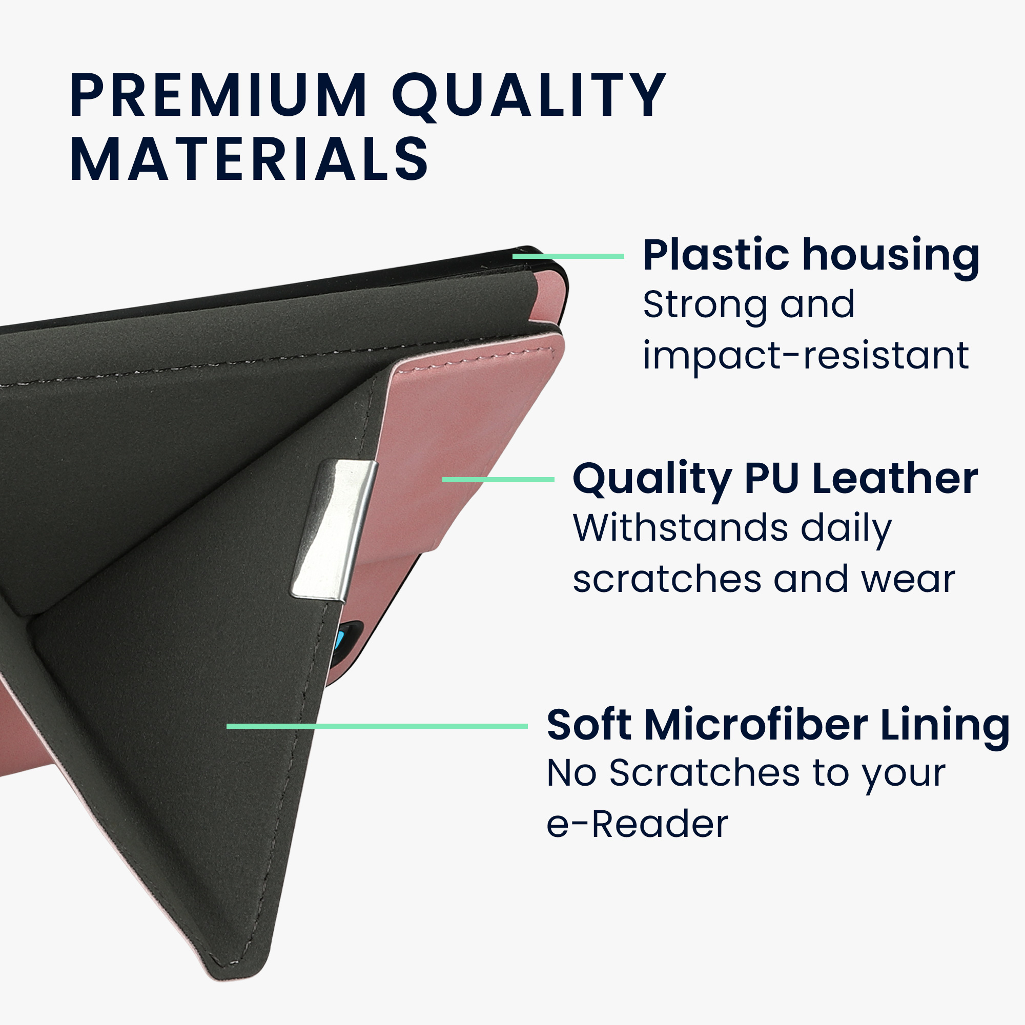 Slim pu pouzdro na čtečku Kobo Aura Edition 2 se stojánkem