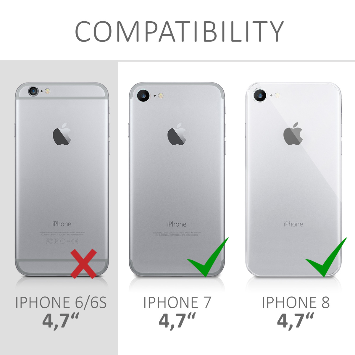 Transparentní TPU kryt kwmobile pro iPhone SE 2022/2020/8/7 - basketbalista černý / bílý / transparentní