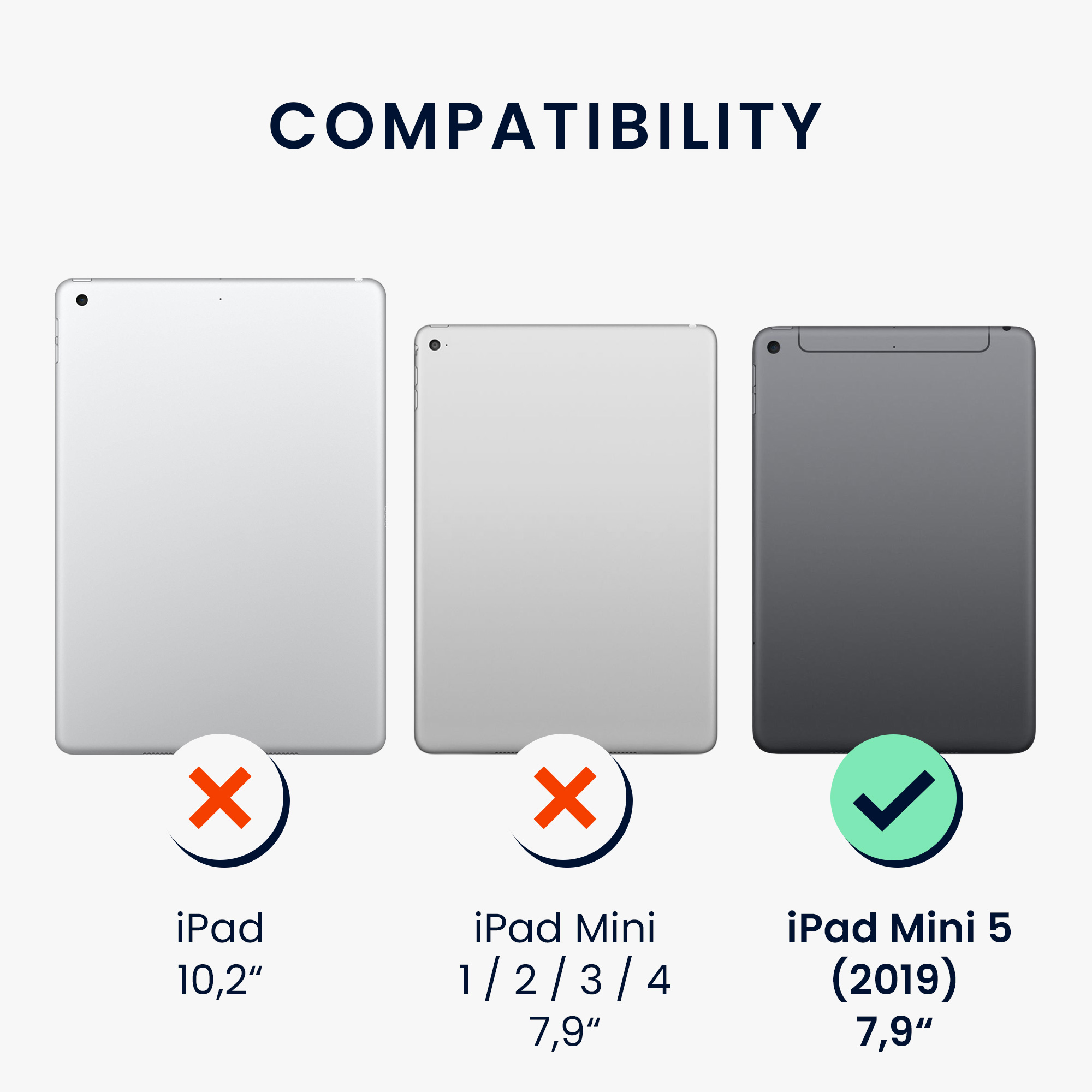 Ochranná fólie kwmobile iPad Mini 5 (2019) - 2 ks, matná