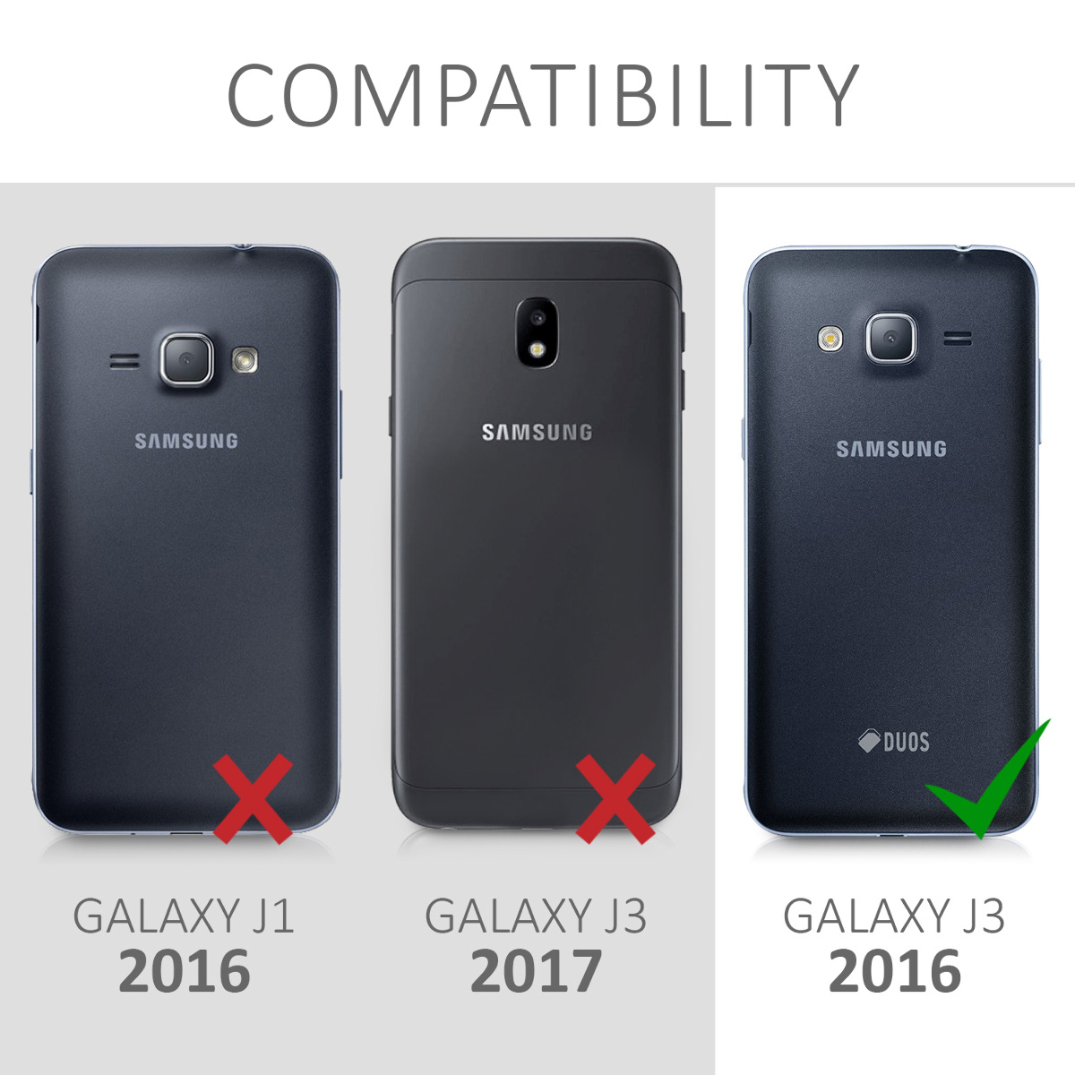 Metalický kryt na mobil Samsung Galaxy J3 (2016) DUOS kwmobile metalicky modrý