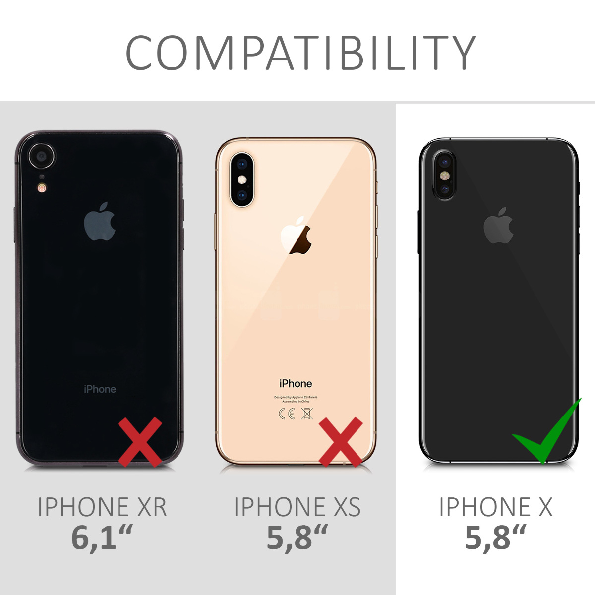 Silikonový TPU kryt kwmobile pro iPhone X - pastelově modrá