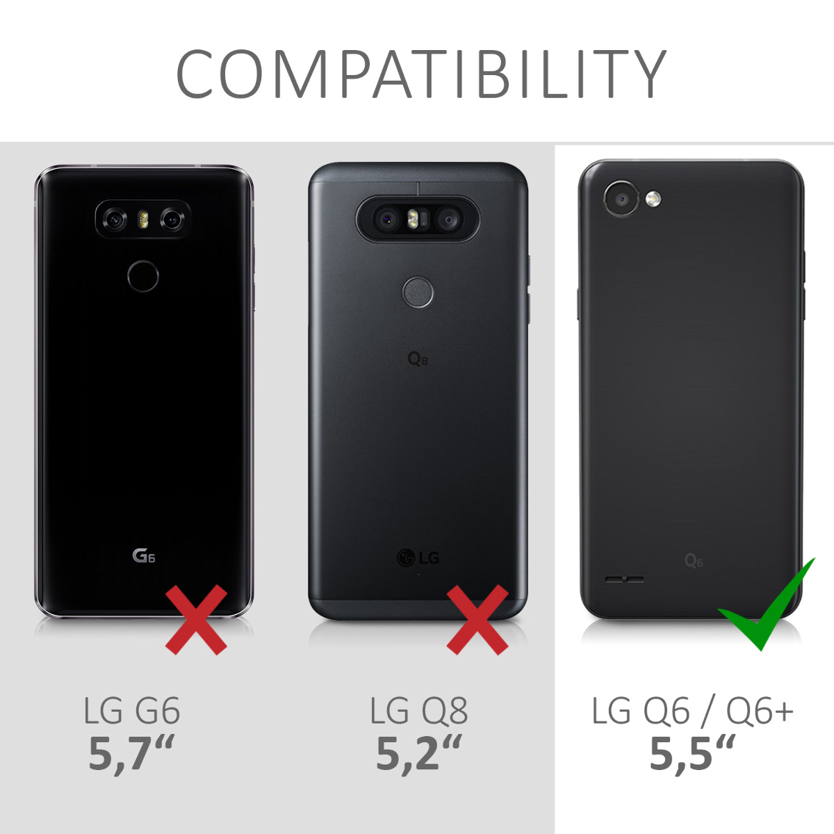 Kryt LG Q6 silikonový TPU modrozelená matná kwmobile