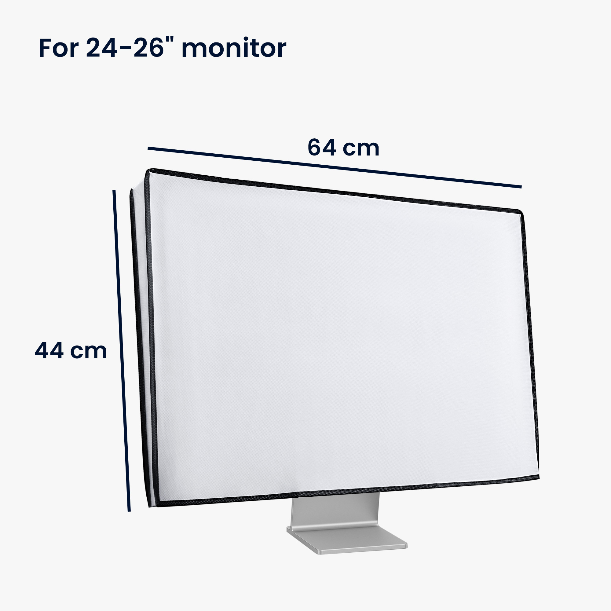 Obal na monitor 24-26" kwmobile bílý