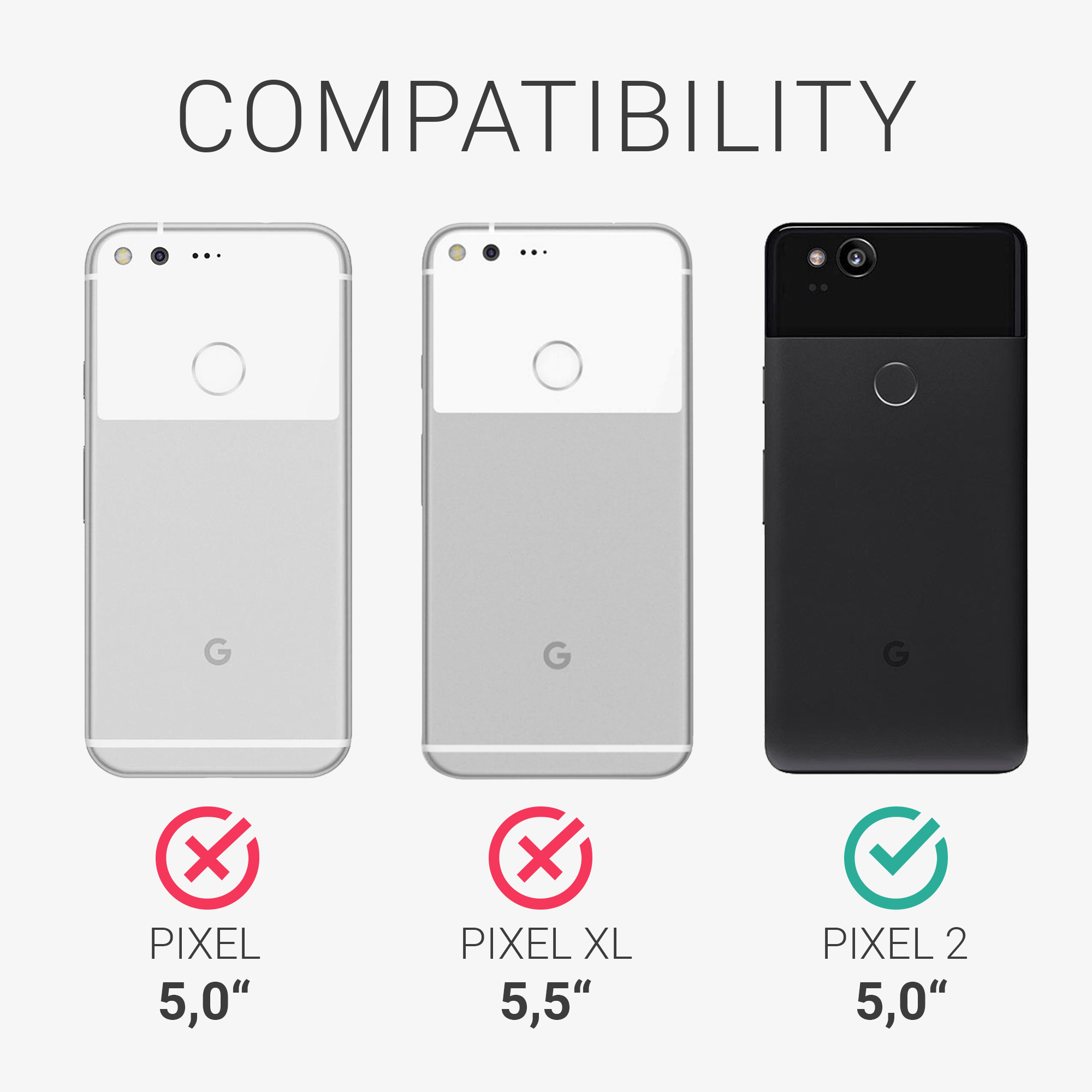 Silikonový kryt kwmobile pro Google Pixel 2 - modrozelená