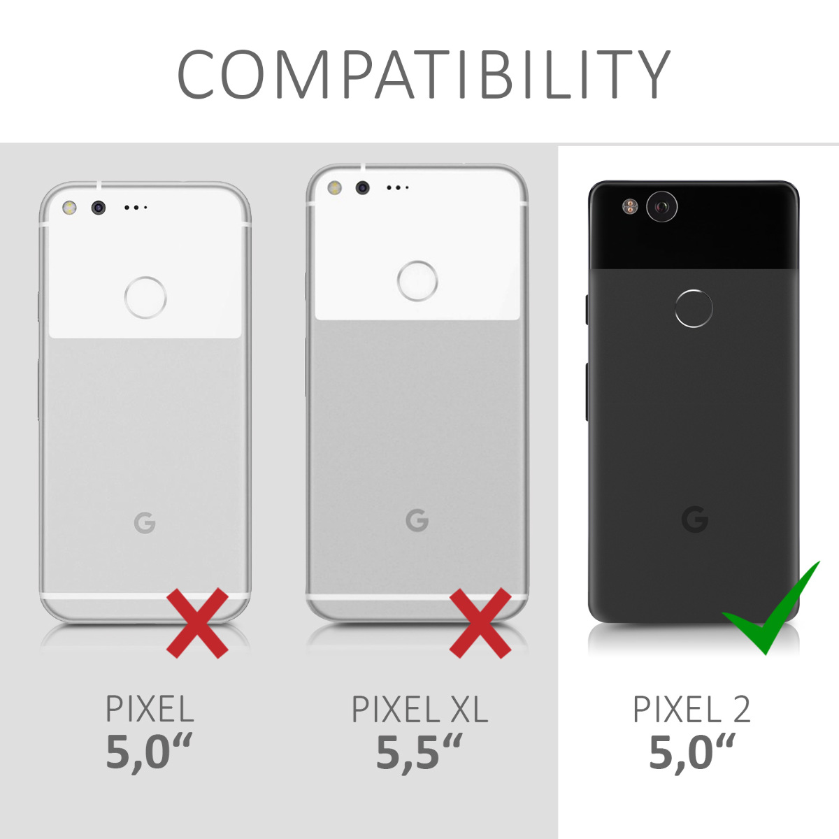 Silikonový kryt kwmobile pro Google Pixel 2 - matná černá