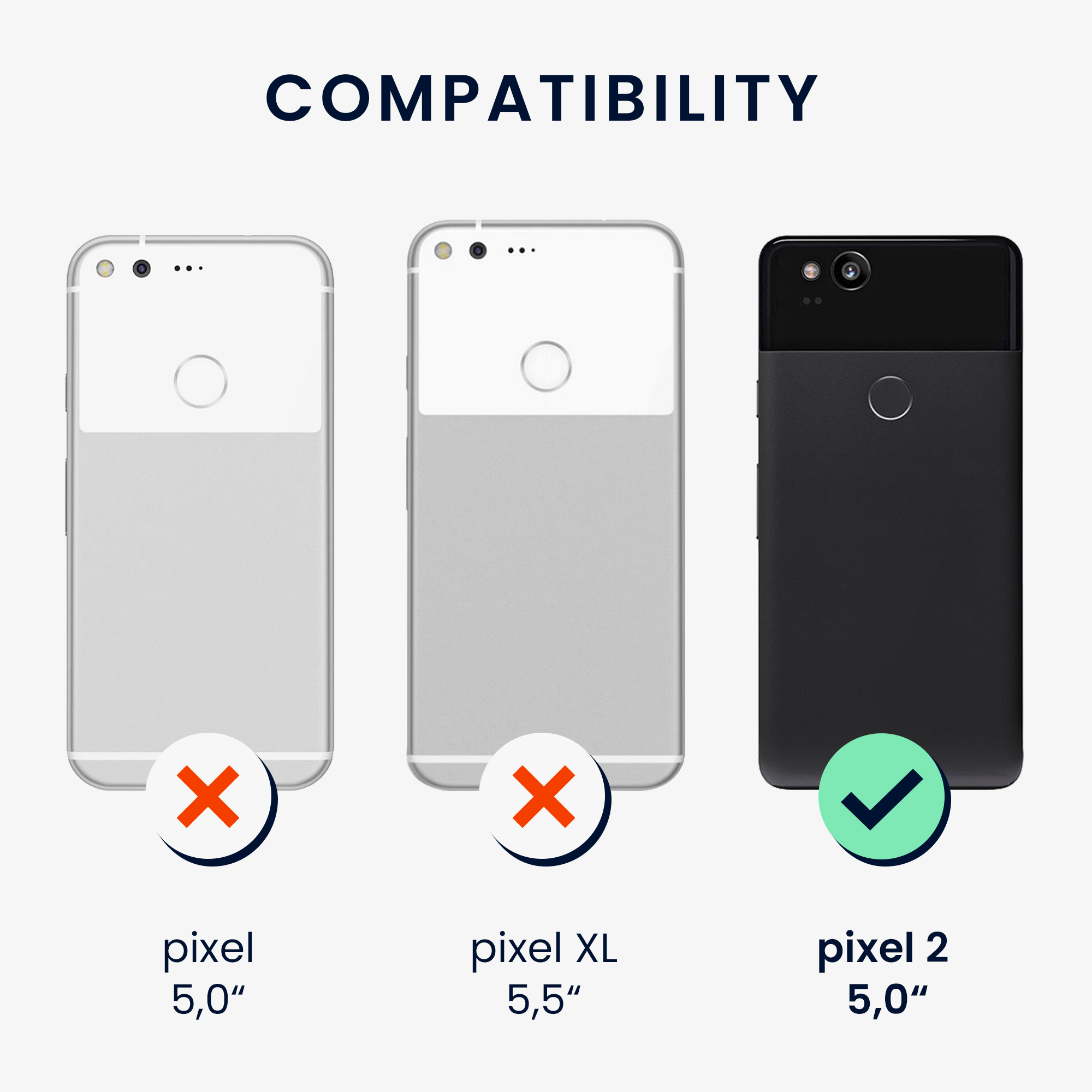 Silikonový kryt kwmobile pro Google Pixel 2 - matná petrolejová