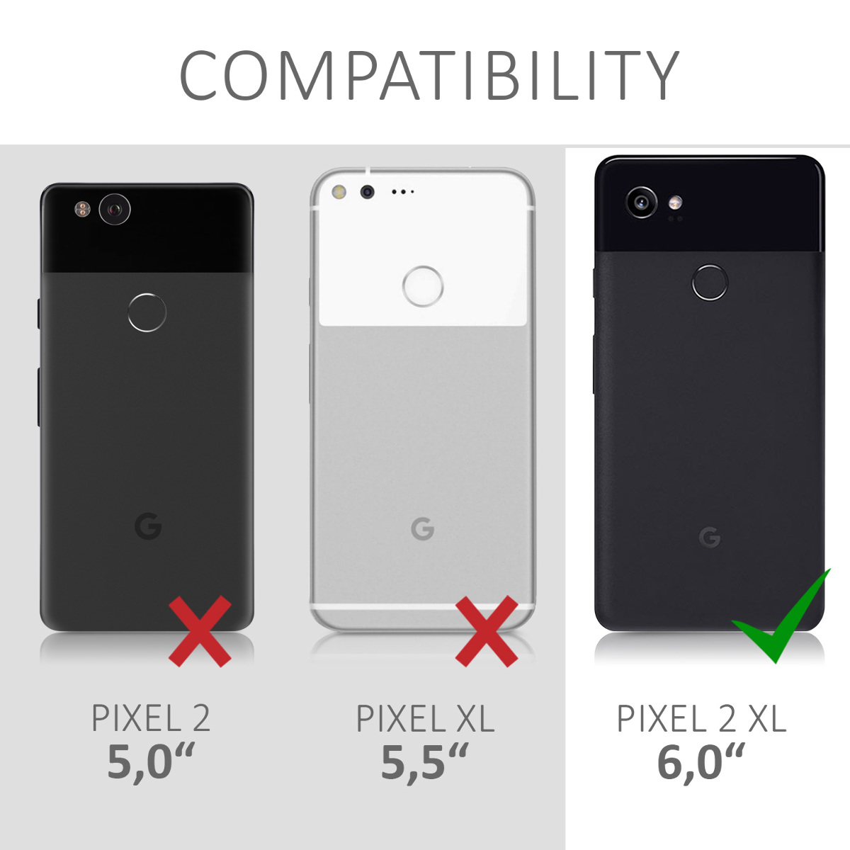 Silikonový kryt kwmobile pro Google Pixel 2 XL - matná černá